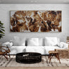 Raw Finesse 240cm x 100cm Rust White Textured Abstract Painting-Abstract-Franko-[huge]-[Australian]-[best Selling]-Franklin Art Studio