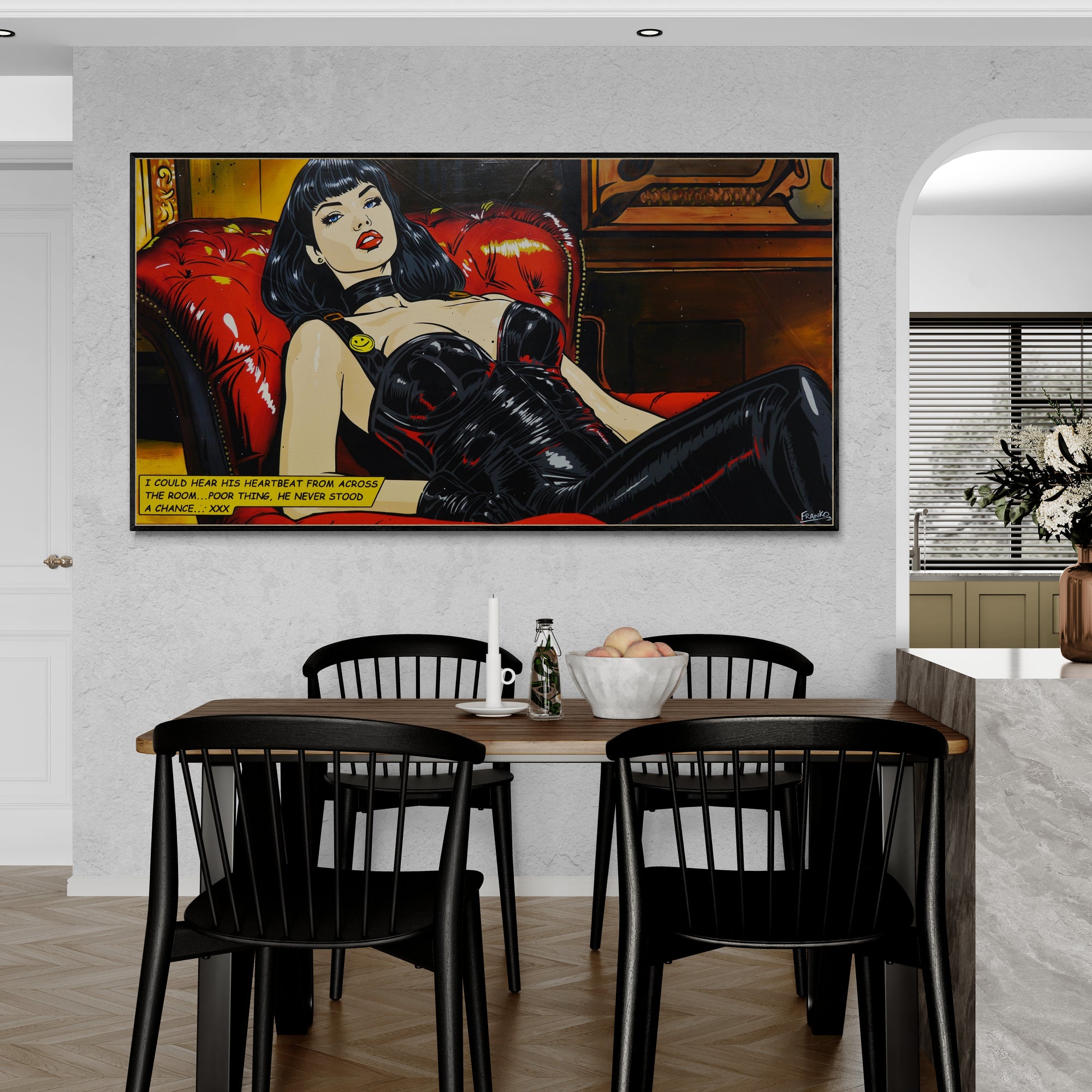 Never Stood a Chance 190cm x 100cm Sexy Classic Pop Art Painting
