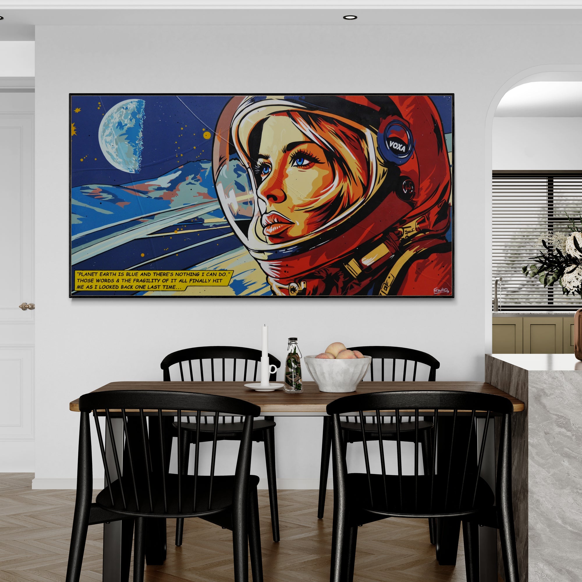 Reflection 190cm x 100cm Space Classic Pop Art Painting