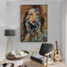 Crave 140cm x 100cm Sexy Woman Abstract Realism Book Club Painting-book club-Franko-[huge]-[Australian]-[best Selling]-Franklin Art Studio