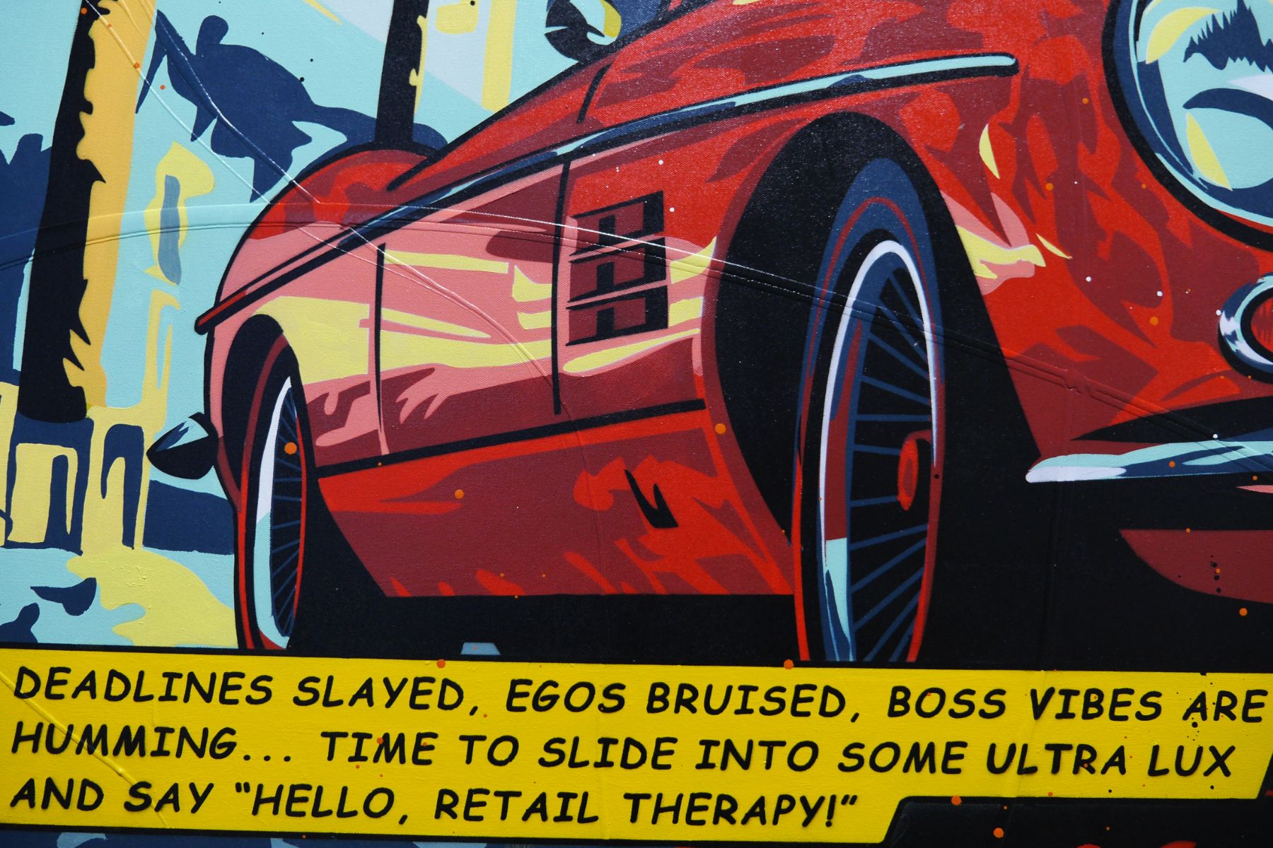 Time to Slide 200cm x 120cm Sexy Classic Pop Art Painting