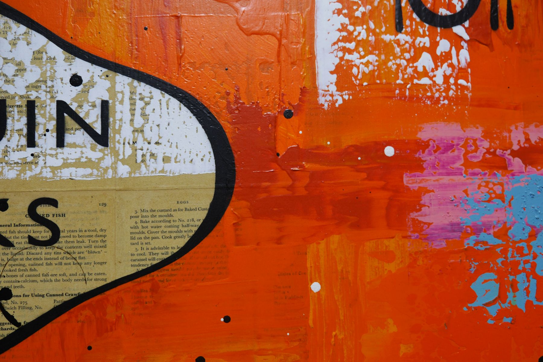 Dinner Time 140cm x 100cm Cooking Urban Pop Book Club Painting