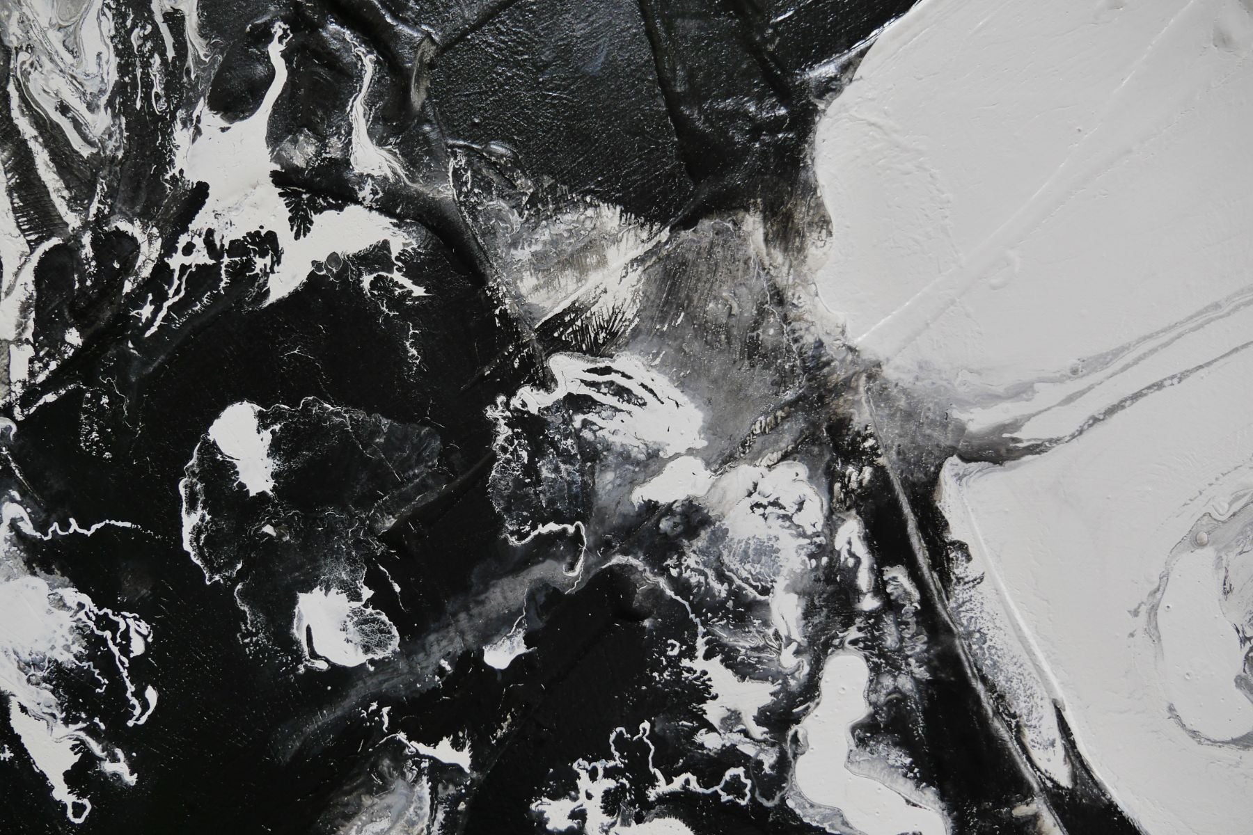 Carbonated 240cm x 100cm Textured Abstract Painting