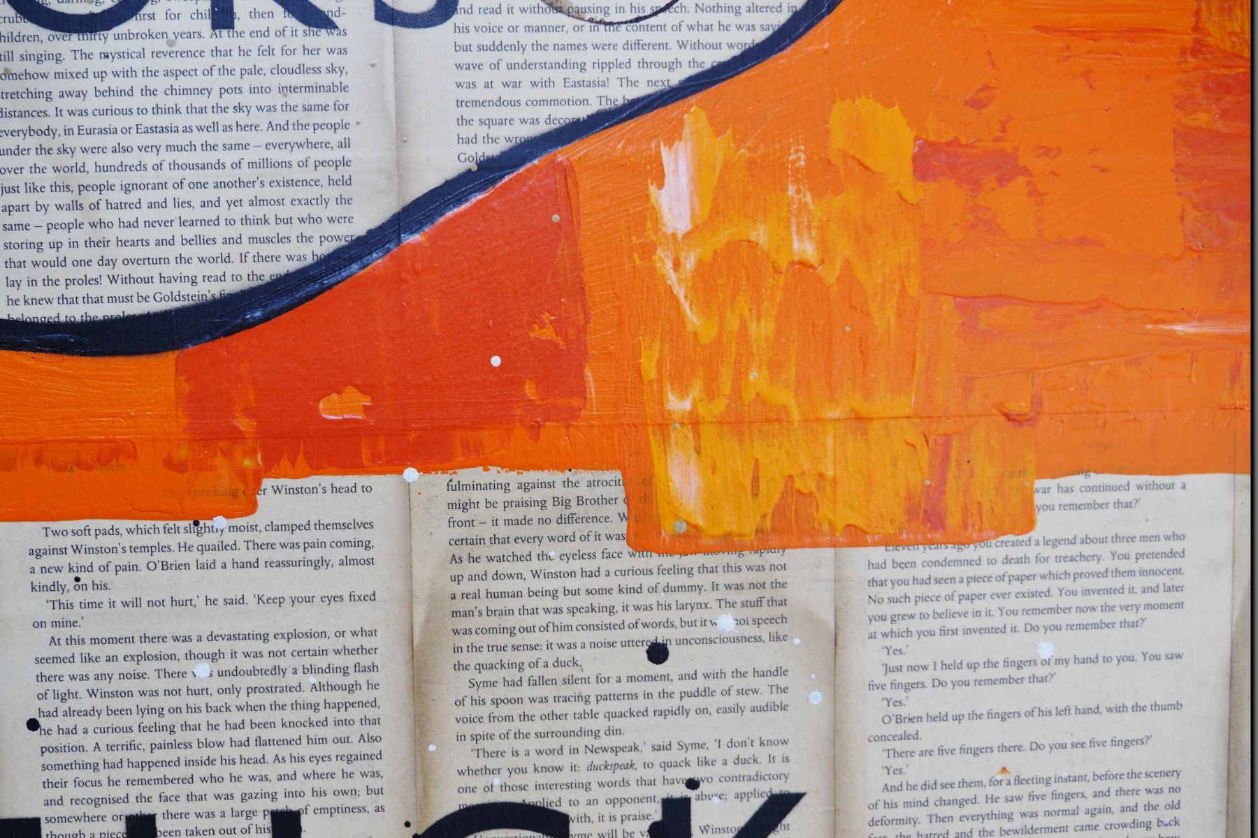 Just Like Before 100cm x 140cm Urban Pop Book Club Painting