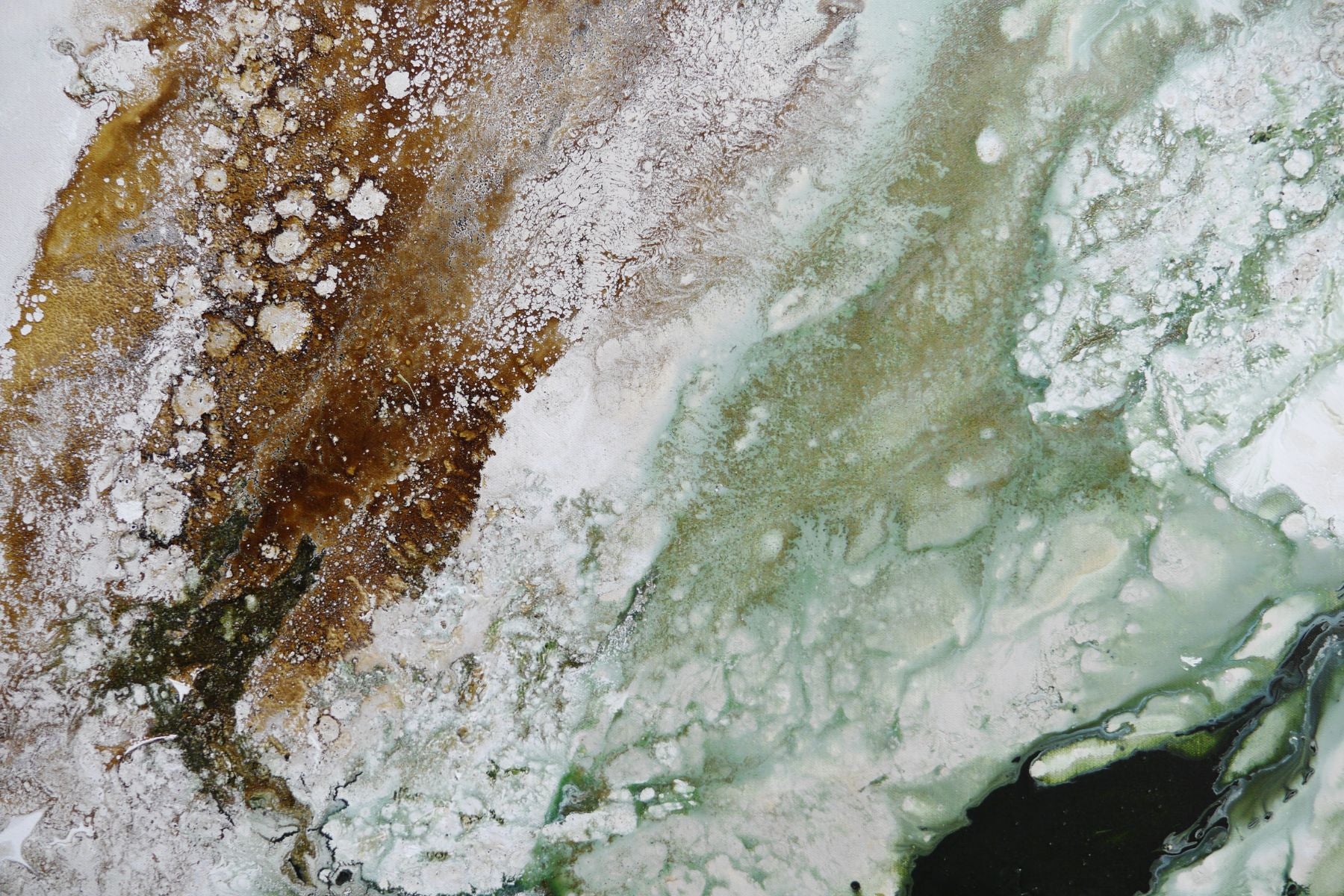 Refined 330 200cm x 80cm Blended Ink Abstract Painting