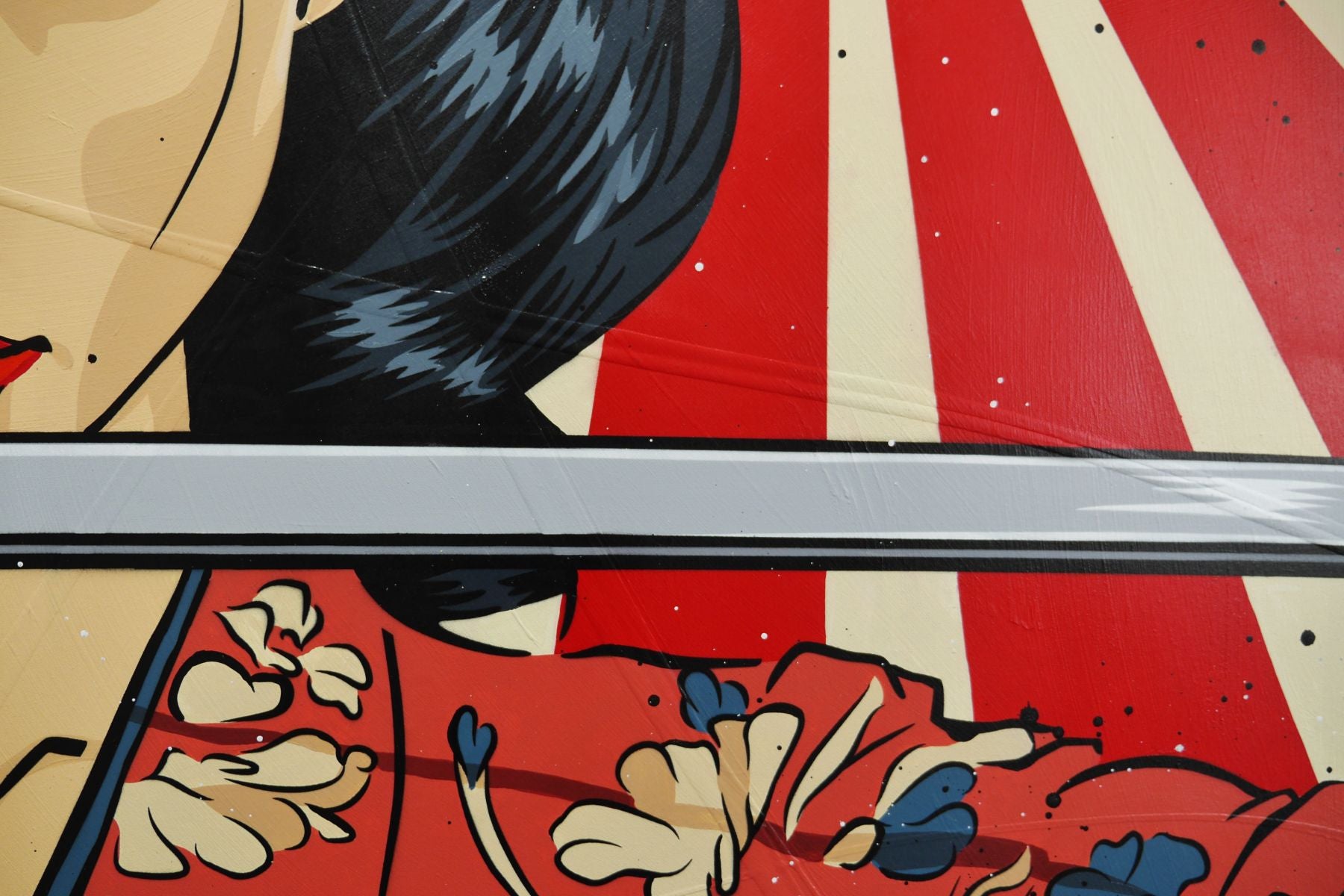Dragon Slayer 160cm x 100cm Classic Pop Art Painting (SOLD)