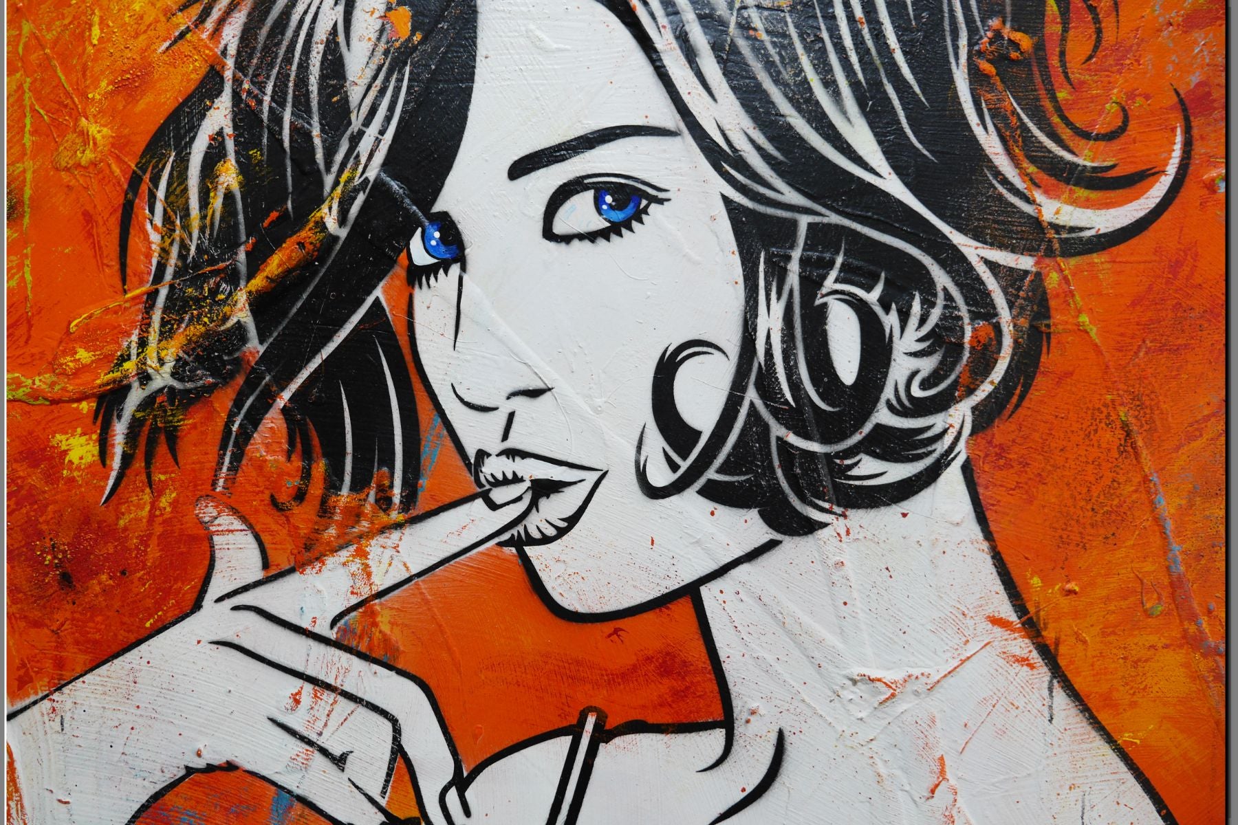 Pina Coladas @ Sunset 200cm x 120cm Textured Urban Pop Art Painting (SOLD)