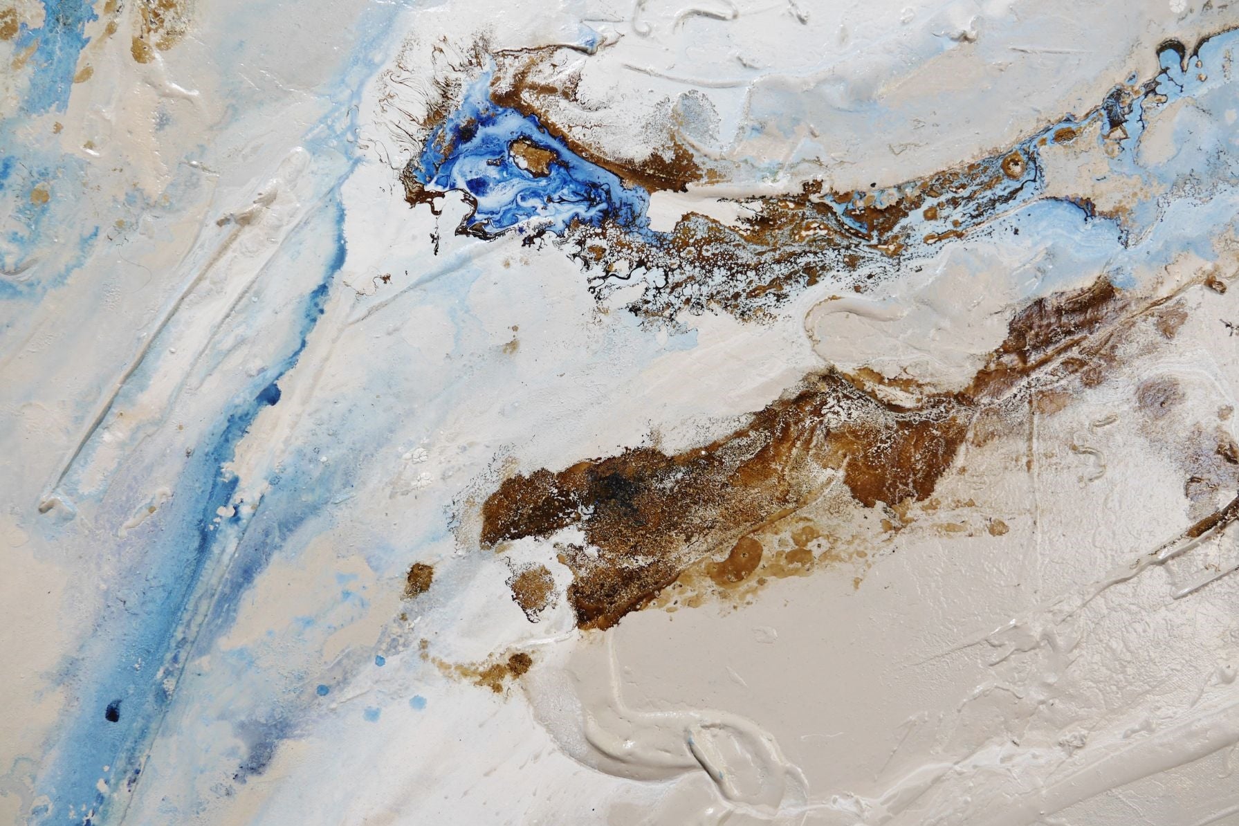 Electric Casbah 240cm x 100cm Textured Abstract Painting