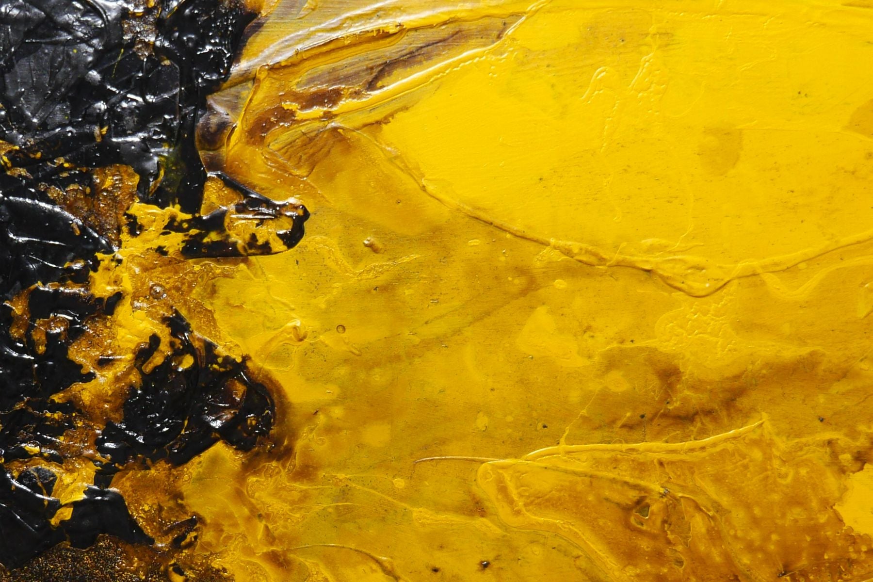Sunflower and Rust 140cm x 100cm Portrait/Landscape Textured Abstract Painting