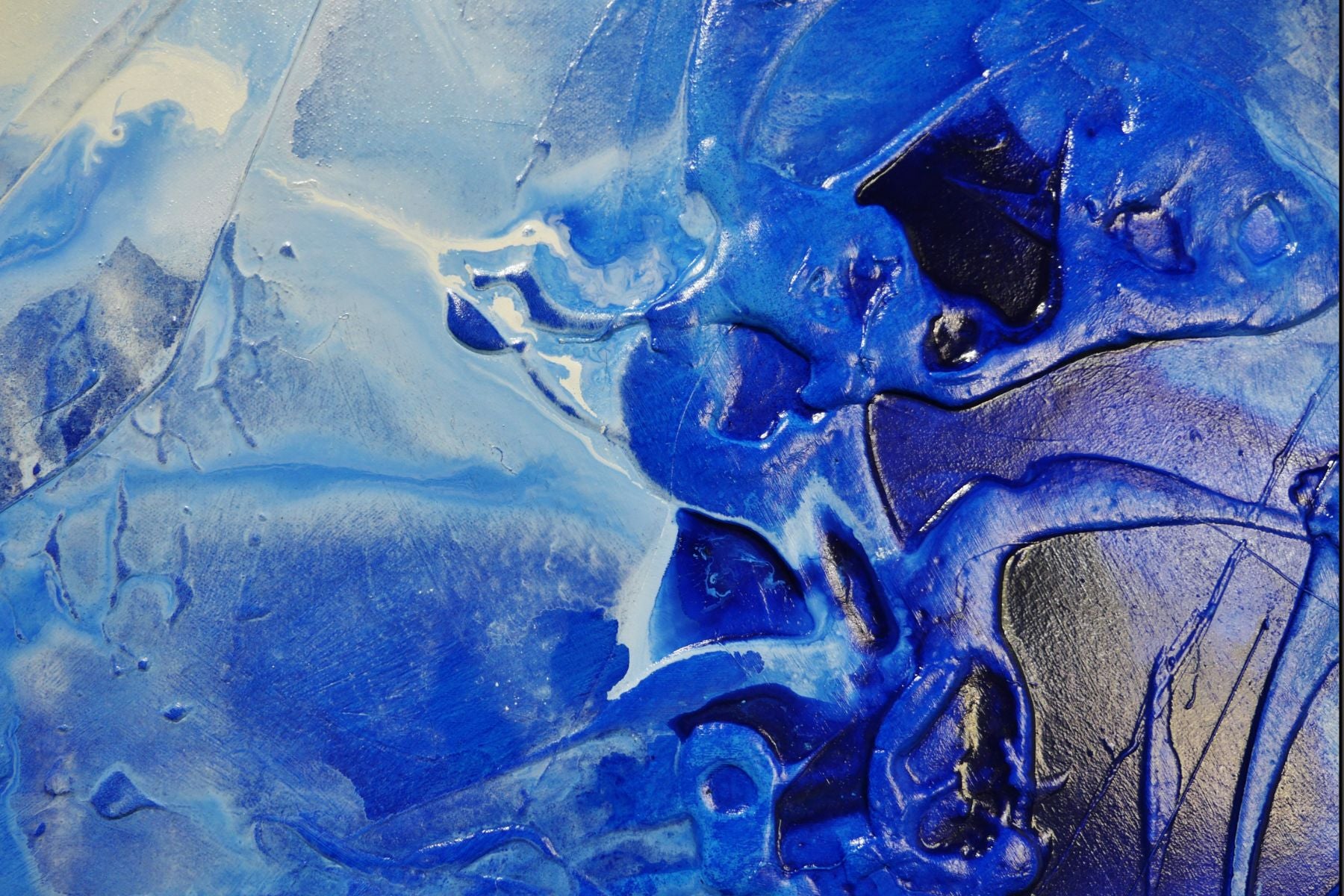 Aquatic Infusion 270cm x 120cm Textured Abstract Painting