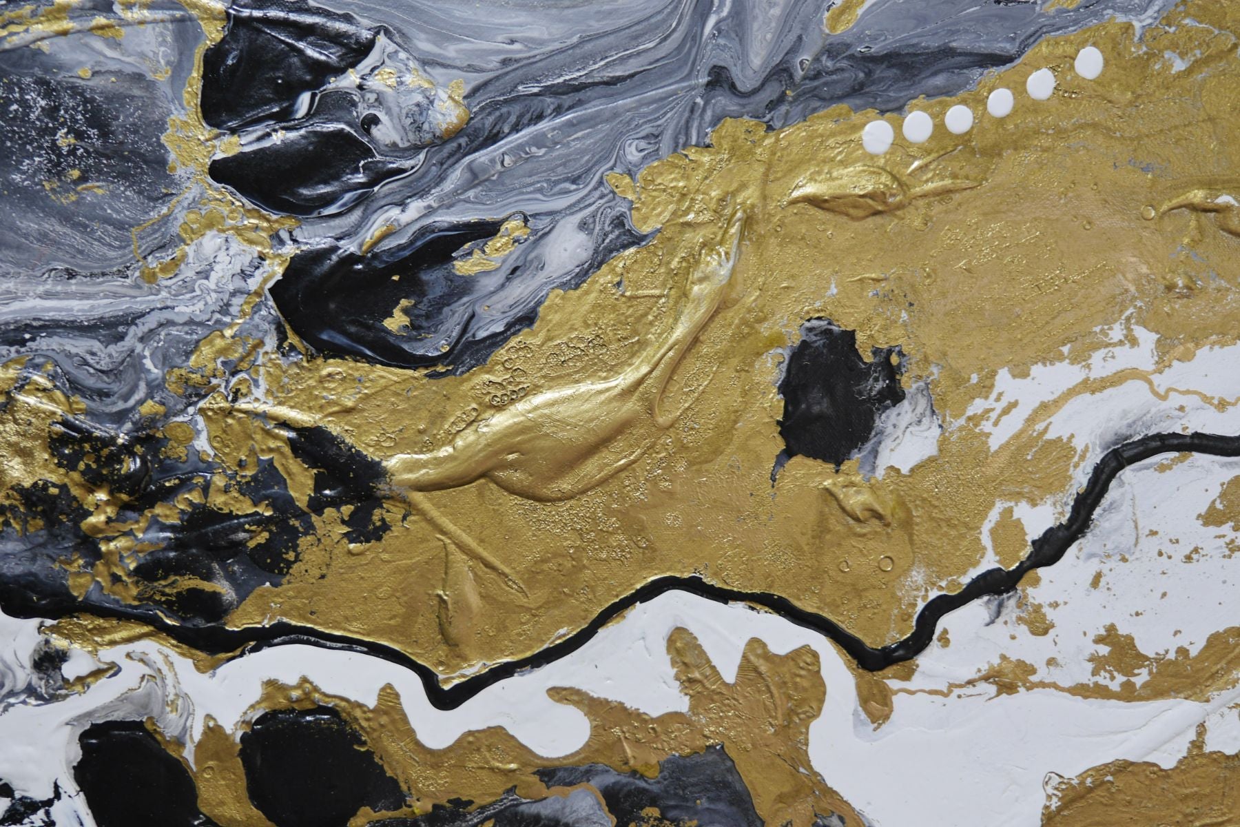 Golden Anatomy 160cm x 100cm Textured Abstract Painting
