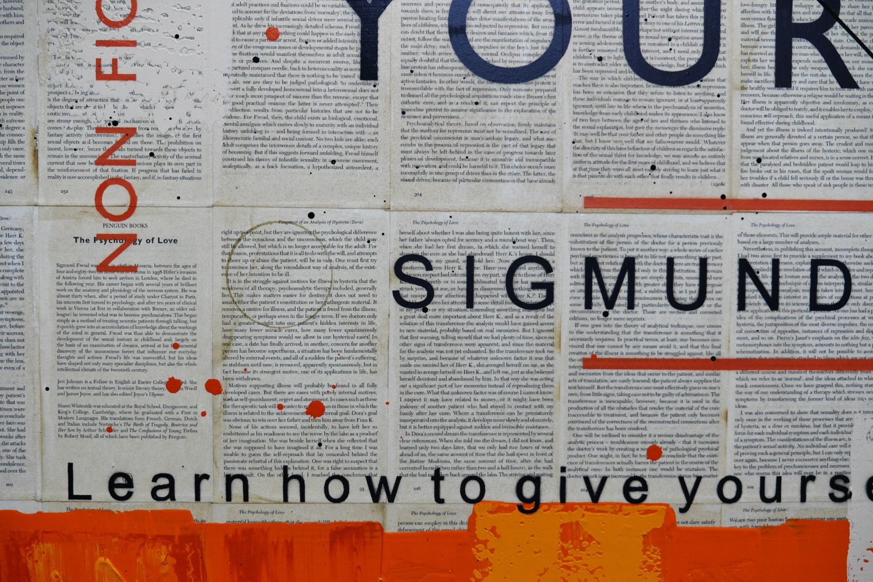 Who Made Who 140cm x 100cm Urban Pop Book Club Painting (SOLD