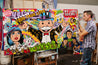 Jackpot Money 190cm x 100cm Monopoly Man Textured Urban Pop Art Painting (SOLD)-Urban Pop Art-[Franko Artist]-[Gold Coast]-[Brisbane]-[Huge]-Franklin Art Studio