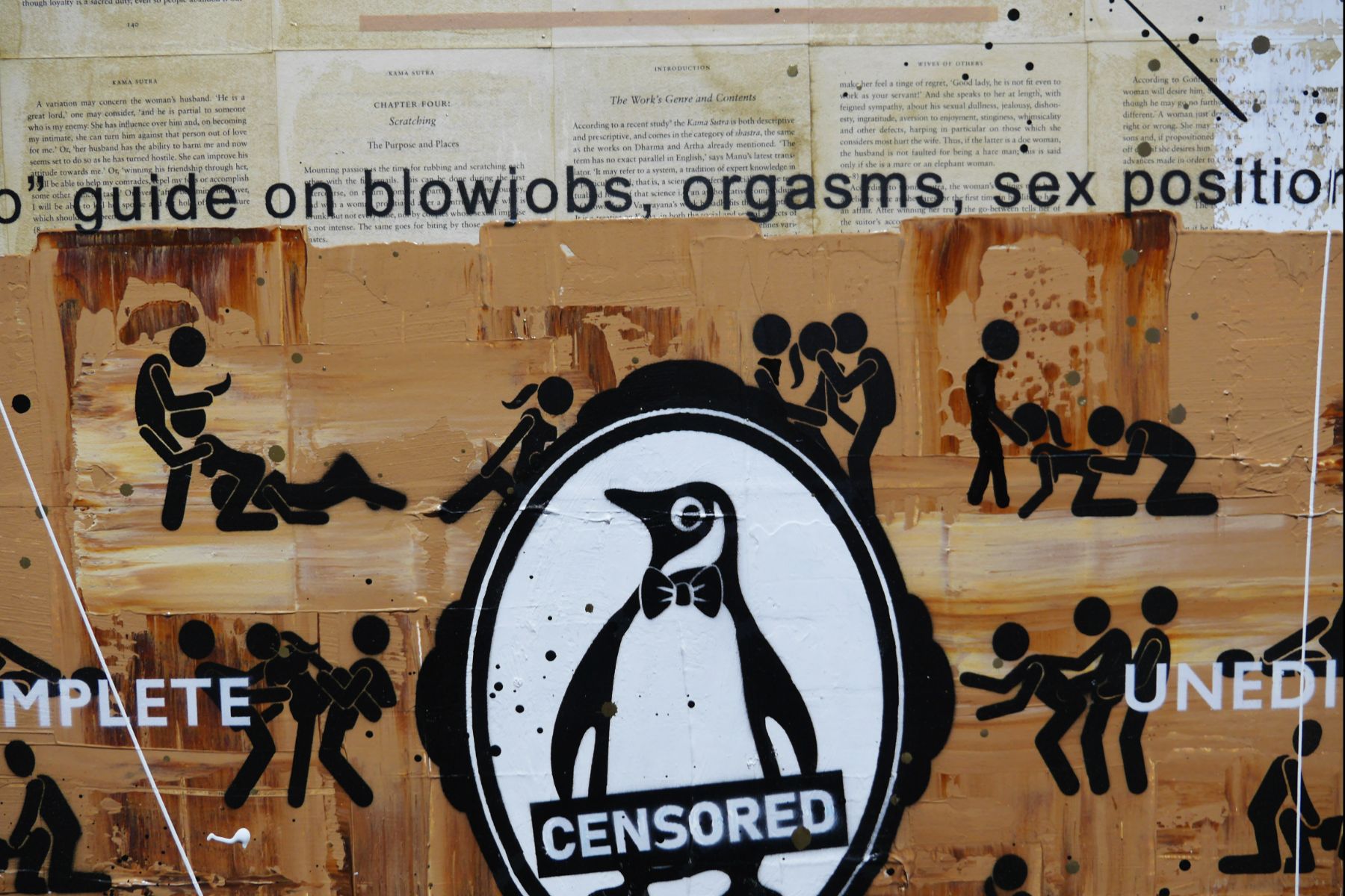 Kama 140cm x 100cm Sexy Urban Pop Book Club Painting