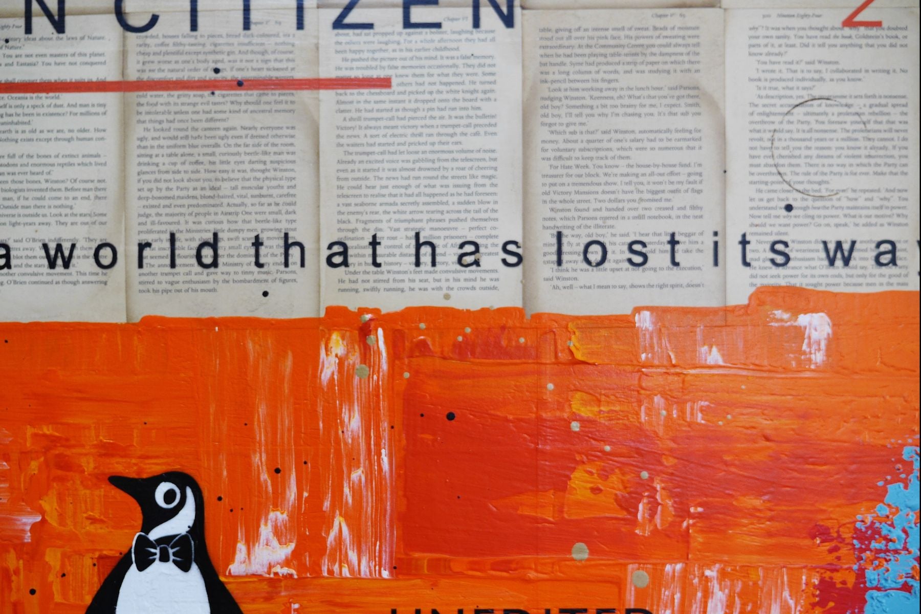 Just Like Before 100cm x 140cm Urban Pop Book Club Painting