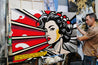 My heart ... 160cm x 100cm Textured Classic Pop Art Painting (SOLD)-Urban Pop Art-[Franko Artist]-[Gold Coast]-[Brisbane]-[Huge]-Franklin Art Studio