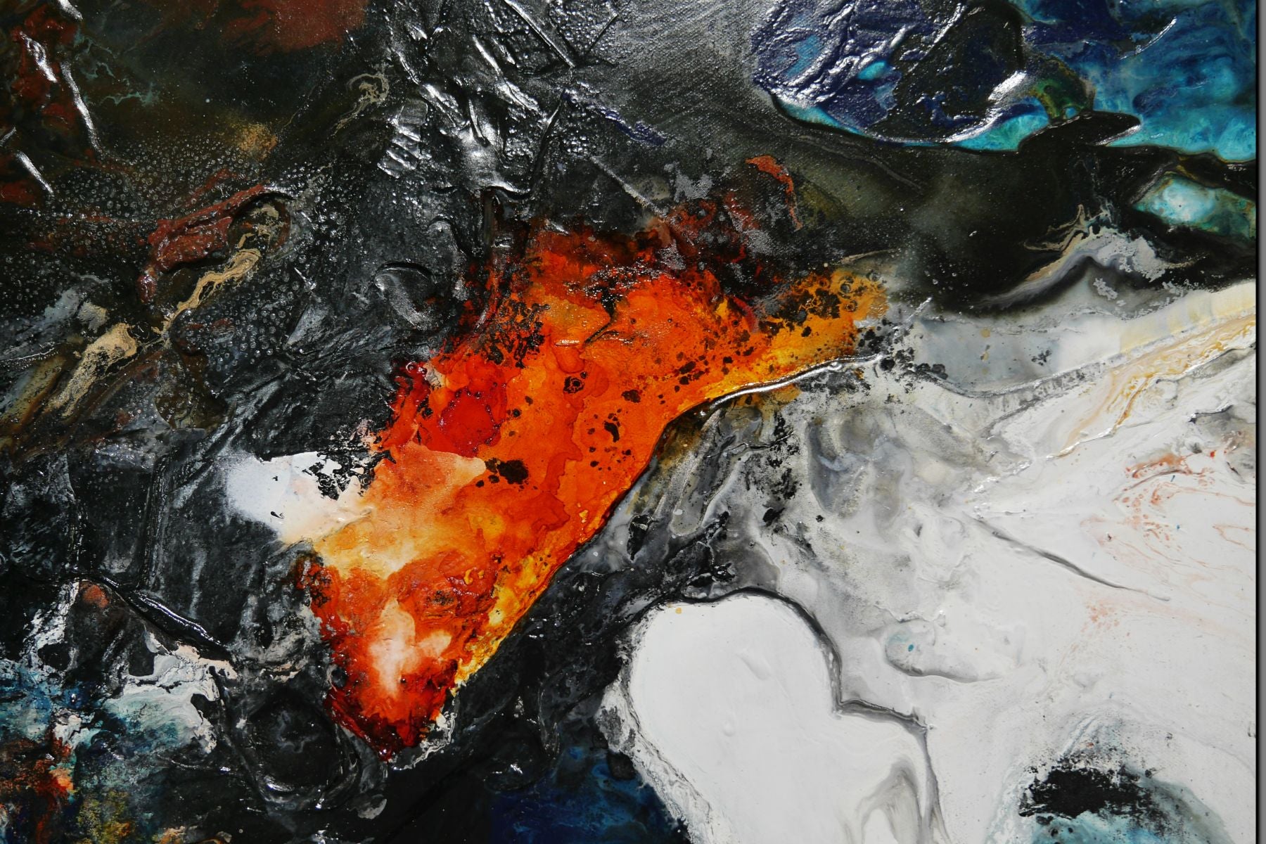Beauty Potion 240cm x 100cm Textured Abstract Painting