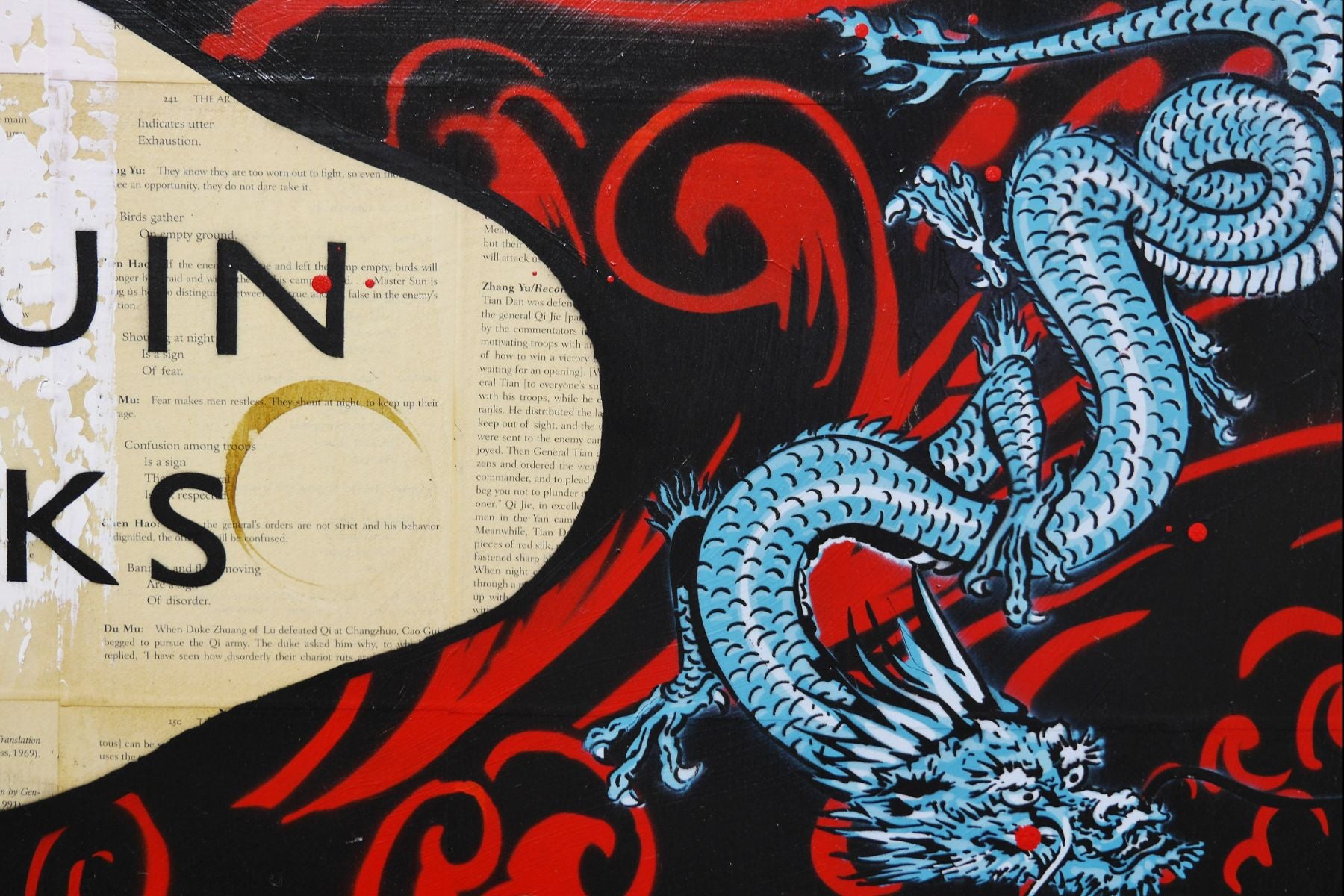 This Is War 140cm x 100cm Urban Pop Book Club Painting