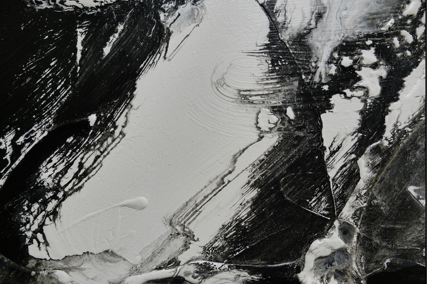 Carbonated 240cm x 100cm Textured Abstract Painting