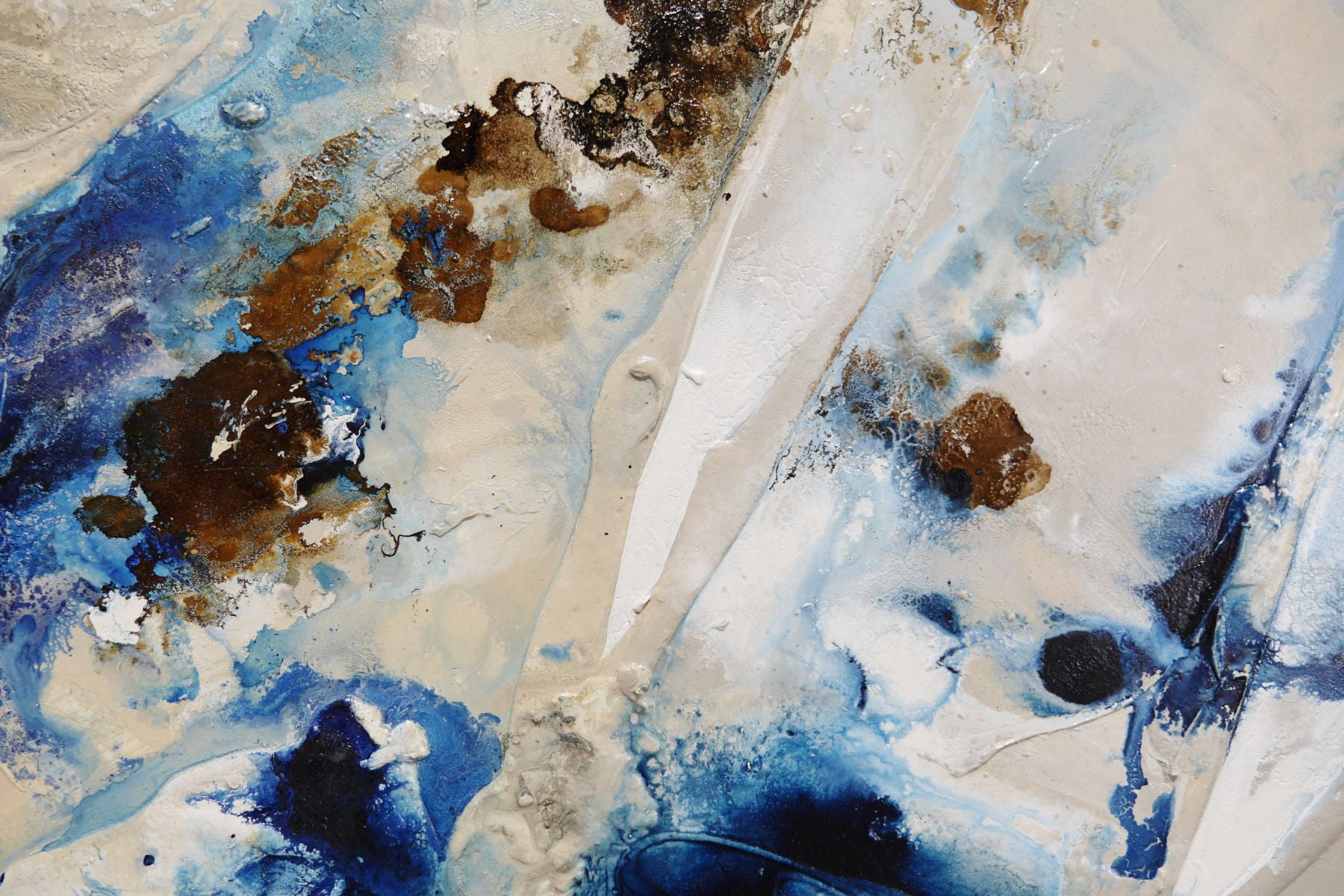 Electric Casbah 240cm x 100cm Textured Abstract Painting