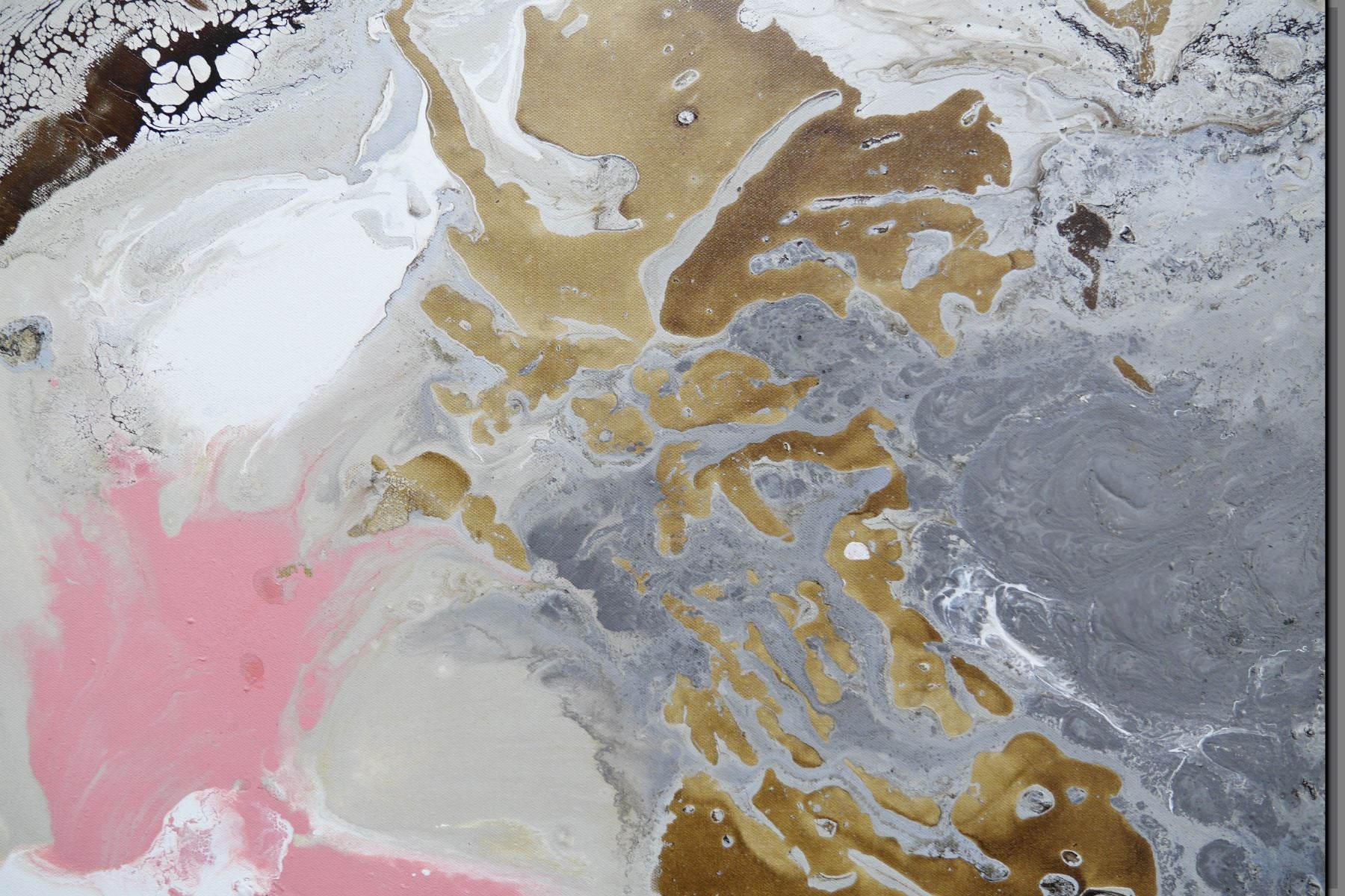 Refined 731 200cm x 80cm Blended Ink Abstract Painting