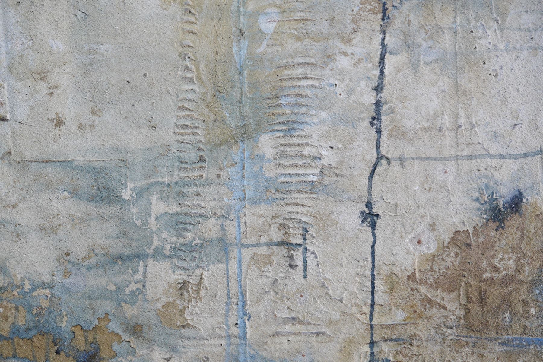 Induction 100cm x 140cm Industrial Concrete Abstract Painting (SOLD)
