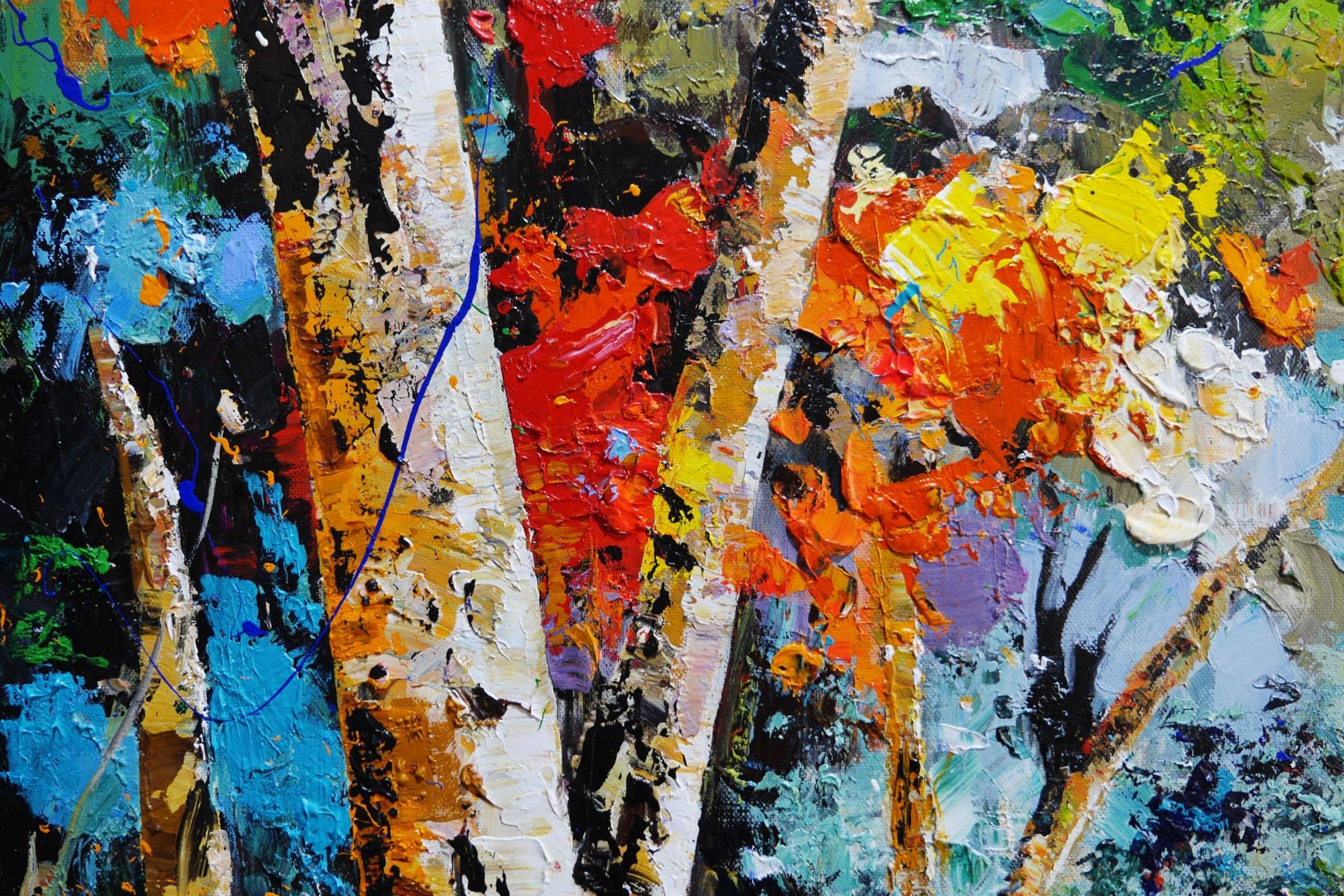 Glass Bay 190cm x 100cm FRAMED Australian Landscape Abstract Realism Textured Painting