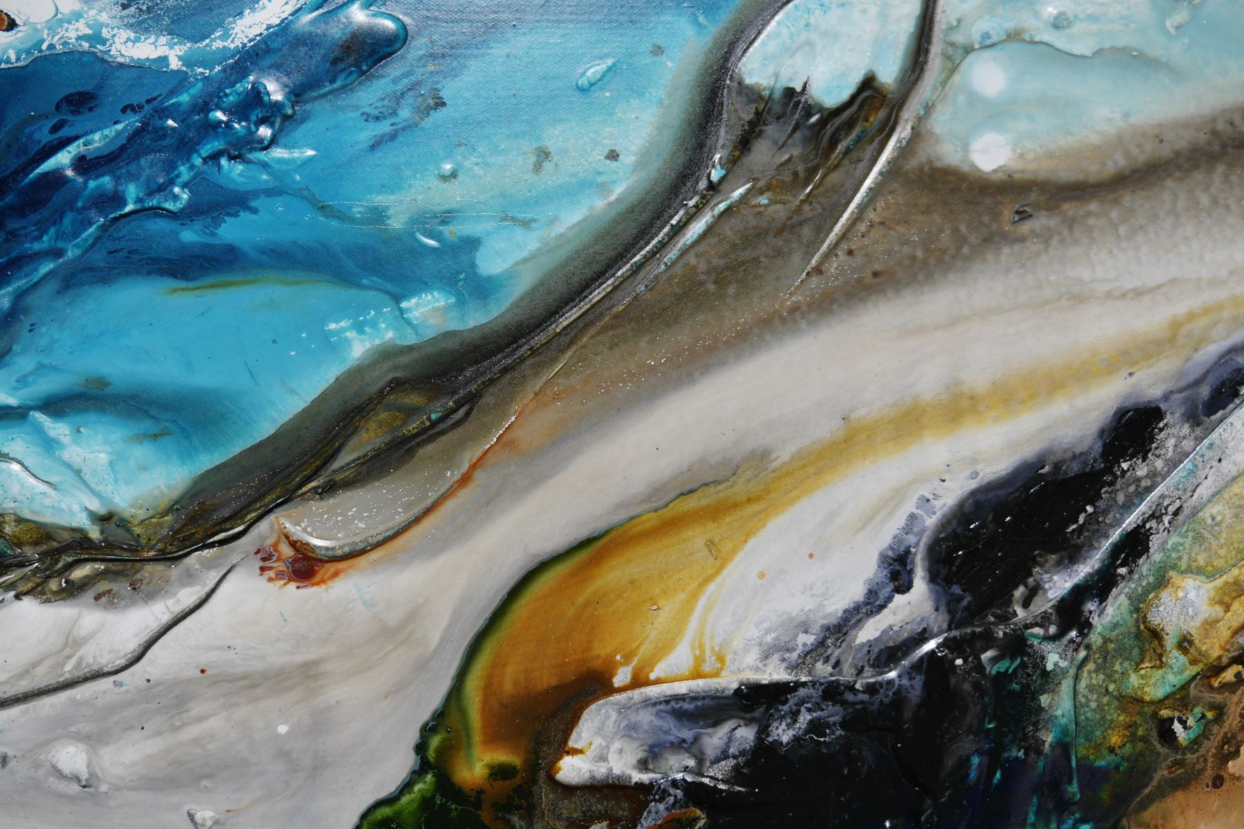 Beauty Potion 240cm x 100cm Textured Abstract Painting