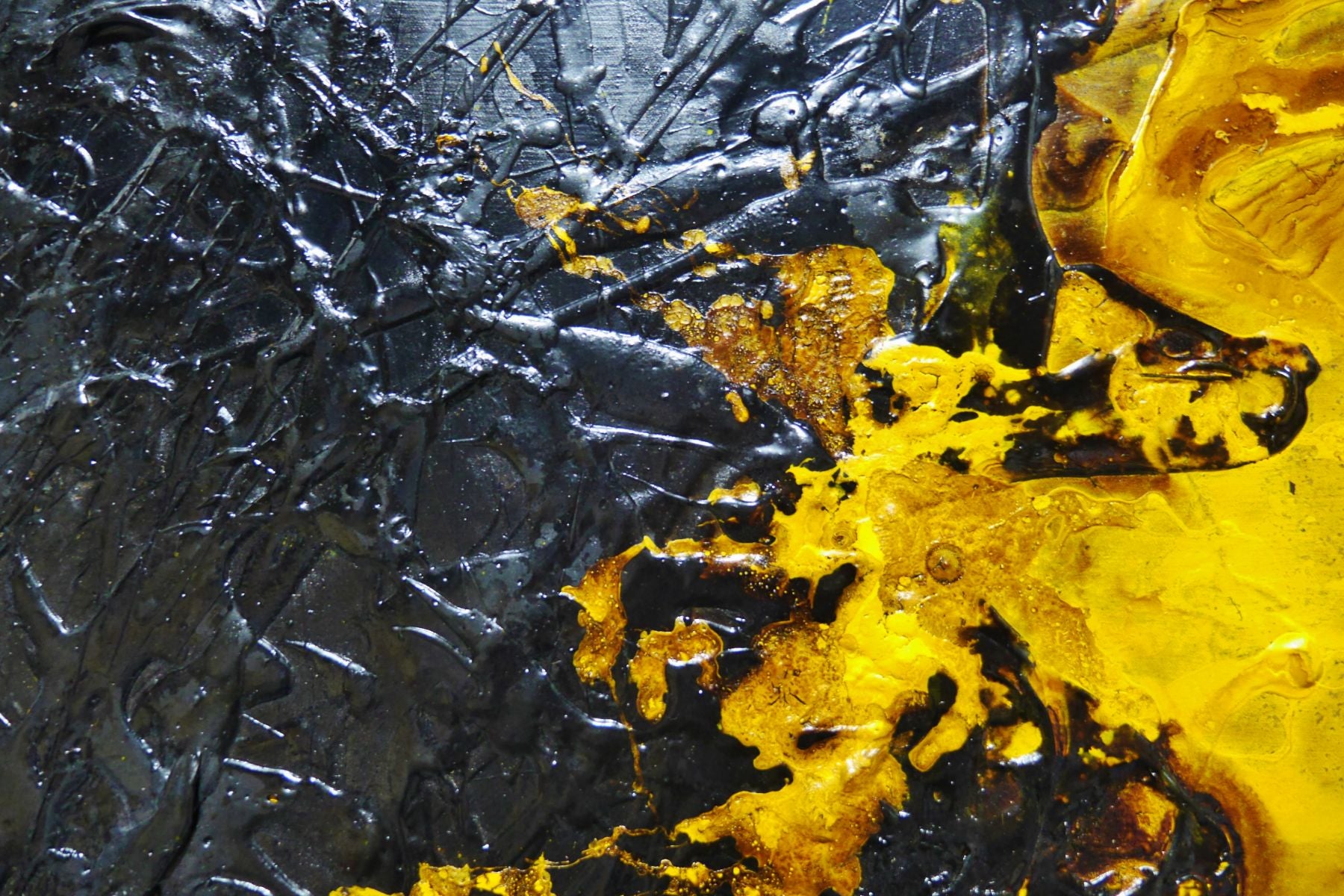 Sunflower and Rust 140cm x 100cm Portrait/Landscape Textured Abstract Painting