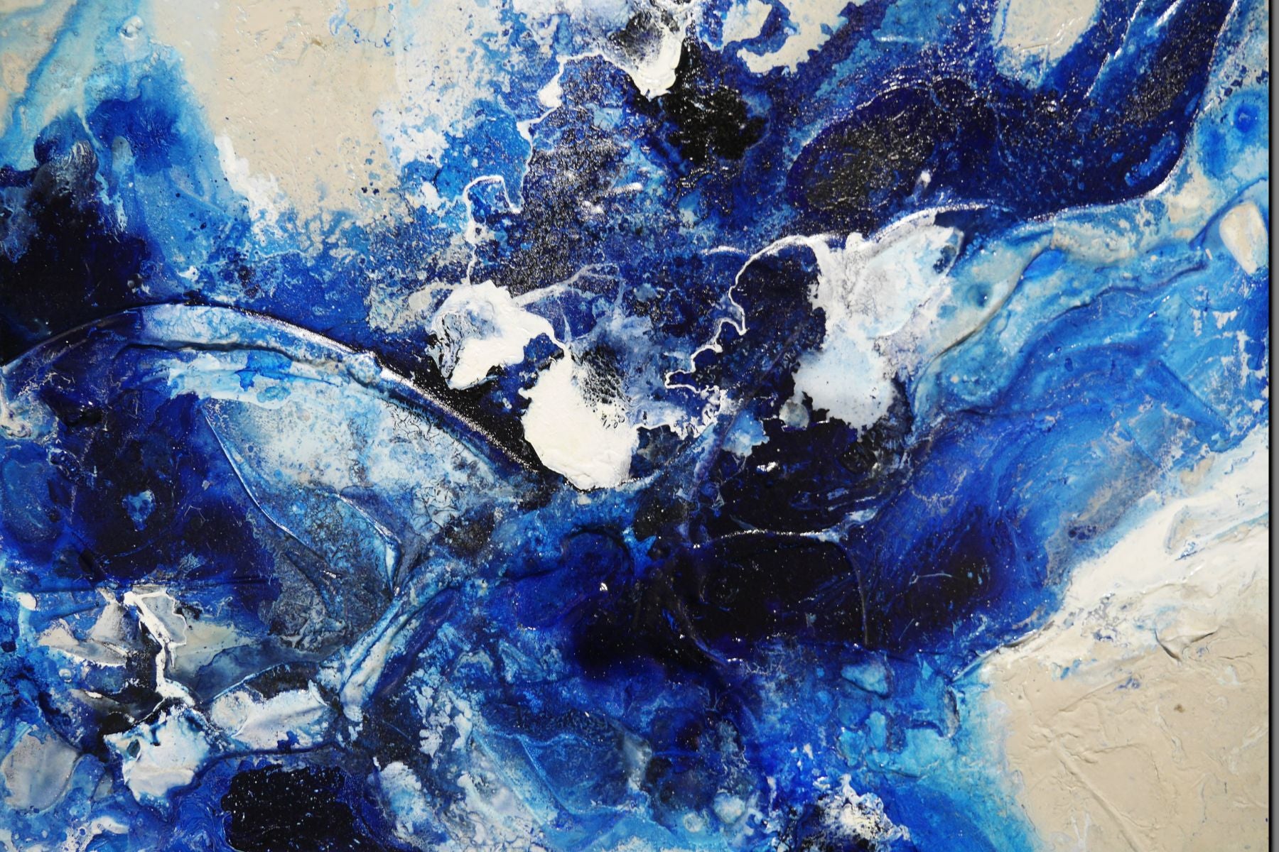 Casbah Essence 240cm x 100cm Textured Abstract Painting