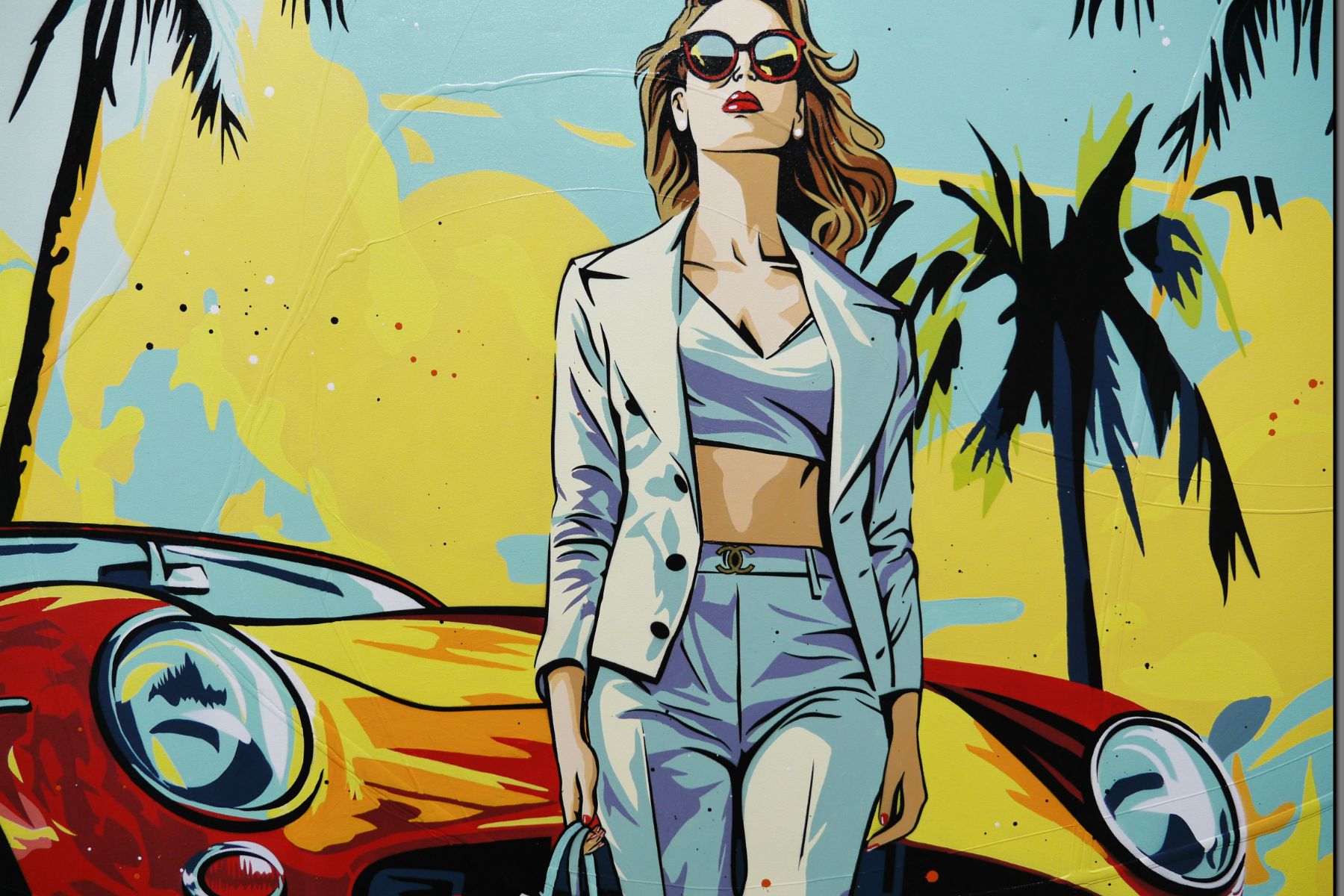 Time to Slide 200cm x 120cm Sexy Classic Pop Art Painting