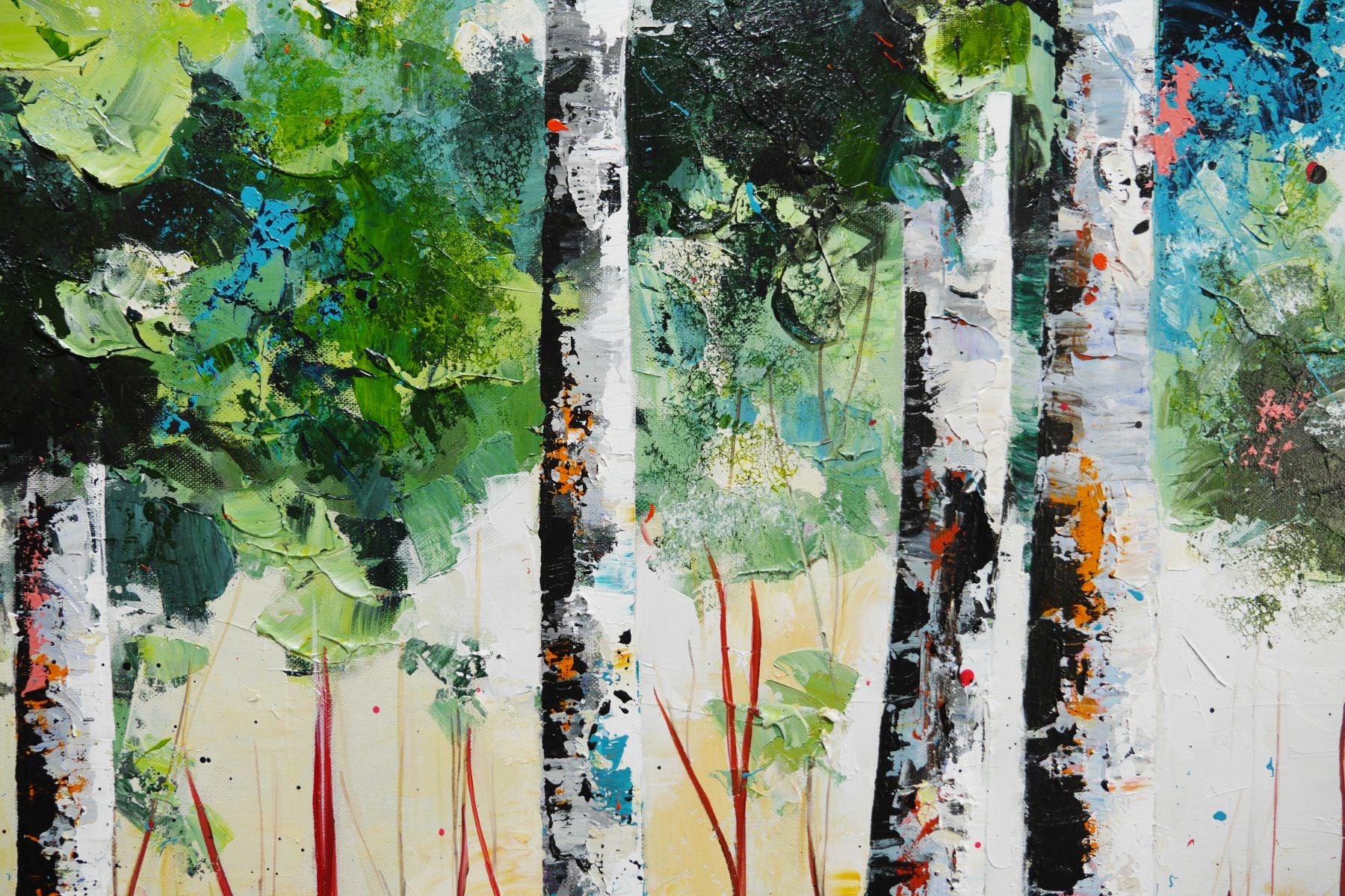 Blush 100cm x 140cm FRAMED Australian Landscape Abstract Realism Textured Painting (SOLD)