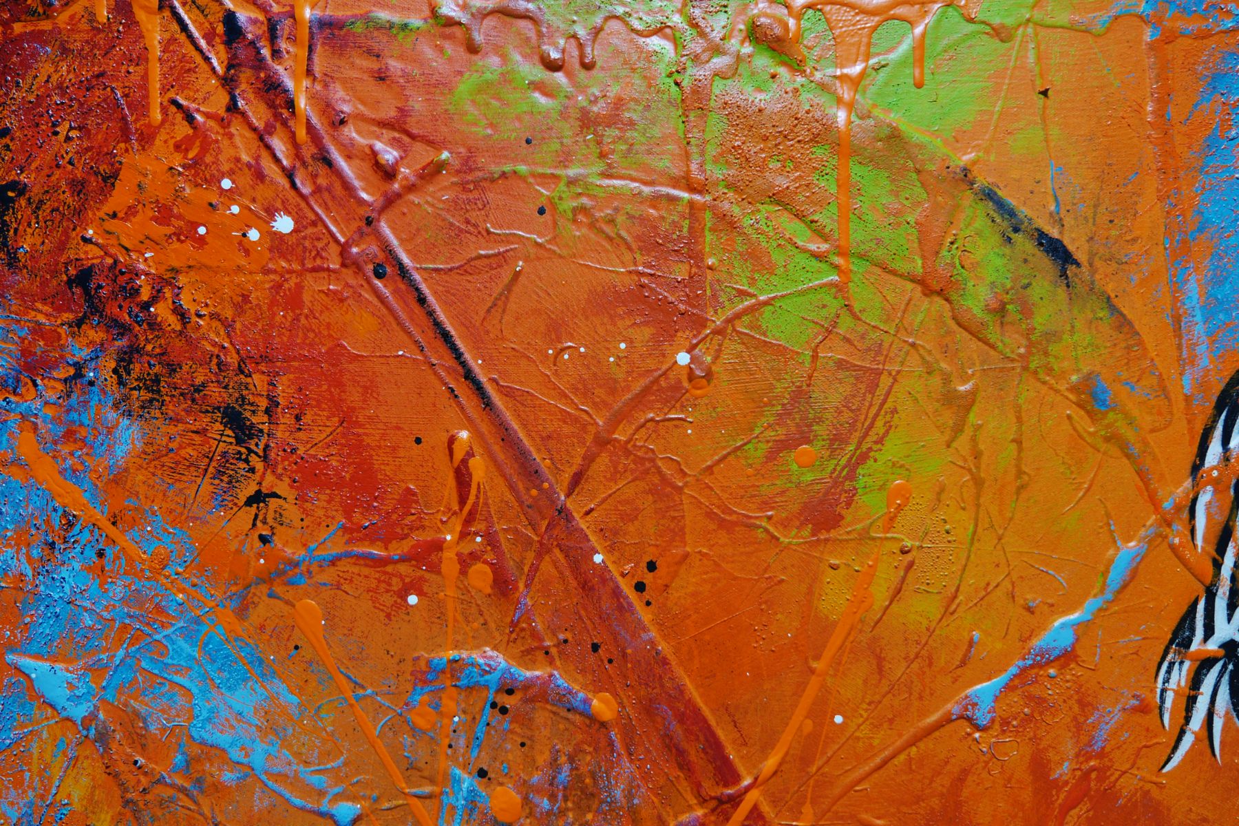 Cocktail Rush 190cm x 100cm Cocktail Girl Textured Urban Pop Art Painting