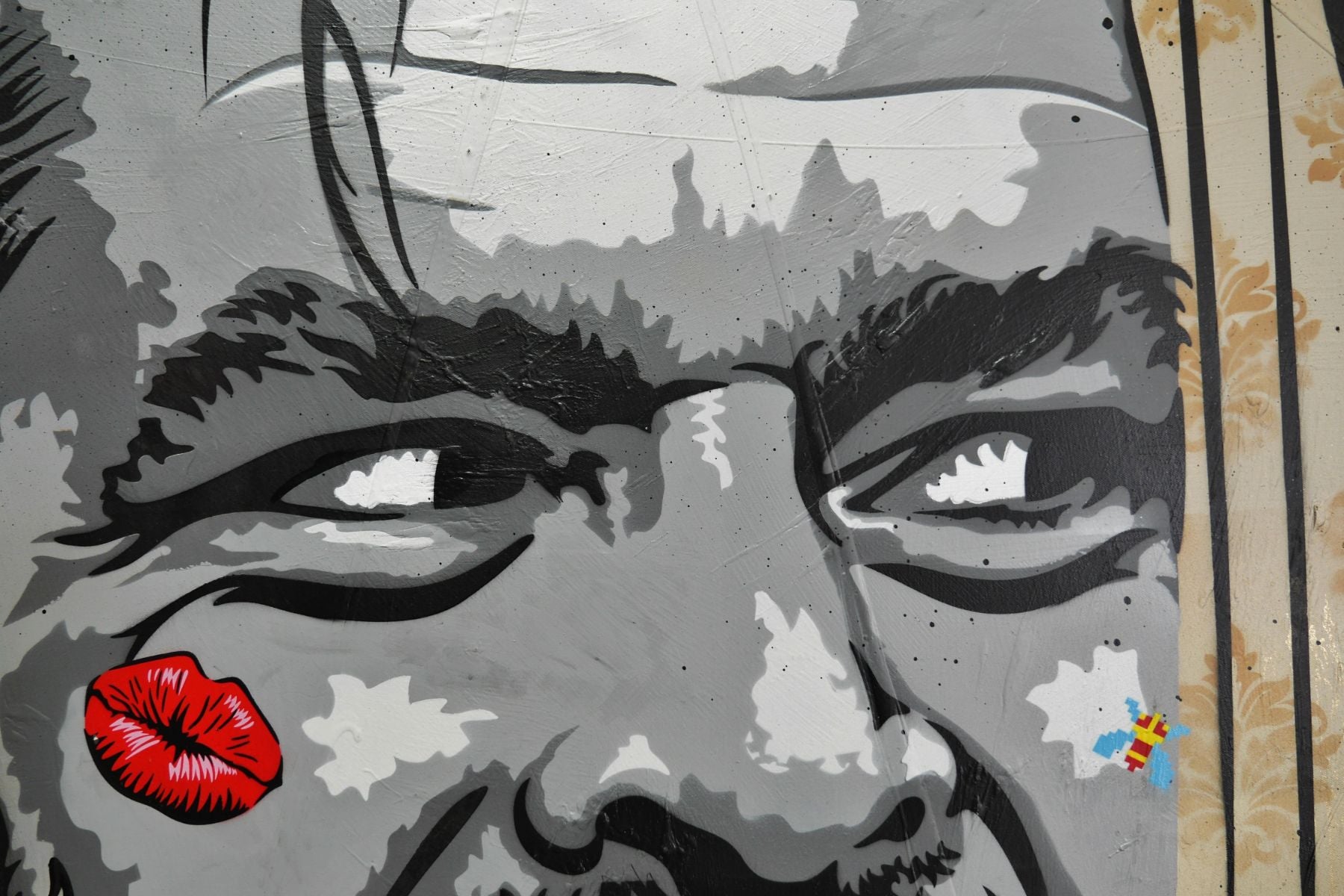 Calling Johnny 140cm x 180cm The Shining Textured Urban Pop Art Painting