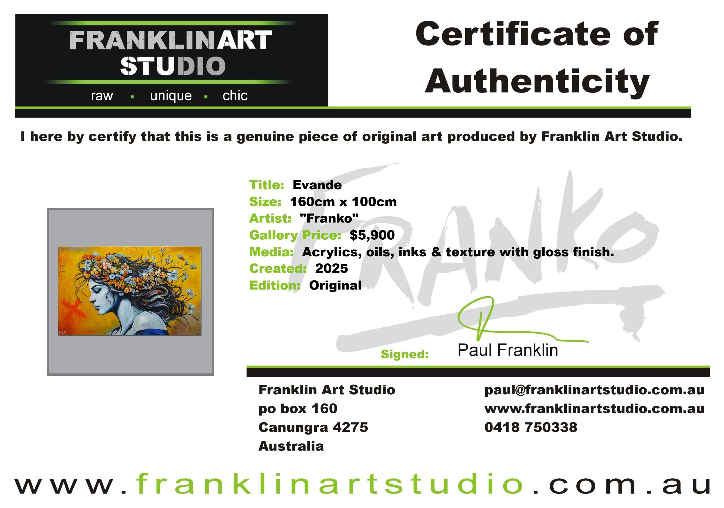 Evande 160cm x 100cm FRAMED Abstract Realism Textured Painting