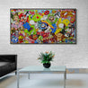 Level Up 190cm x 100cm Mario Brothers Textured Urban Pop Art Painting-Urban Pop Art-[Franko_Artist]-[Australian_artist]-[Gold_Coast]-[Brisbane]-[modern]-[contemporary]-[original]-[Large_artwork]-[The_Block]-[Dream_Homes]-[ideas]-[Grand_Designs]-[Art_Lover]-Franklin Art Studio