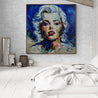 update alt-text with template Bombshell 150cm x 150cm Marilyn Monroe Abstract Realism Textured Painting Floater Frame Inc.-people-[Franko_Artist]-[The_Block]-[Dream_Homes]-[ideas]- [Grand_Designs]-Franklin Art Studio