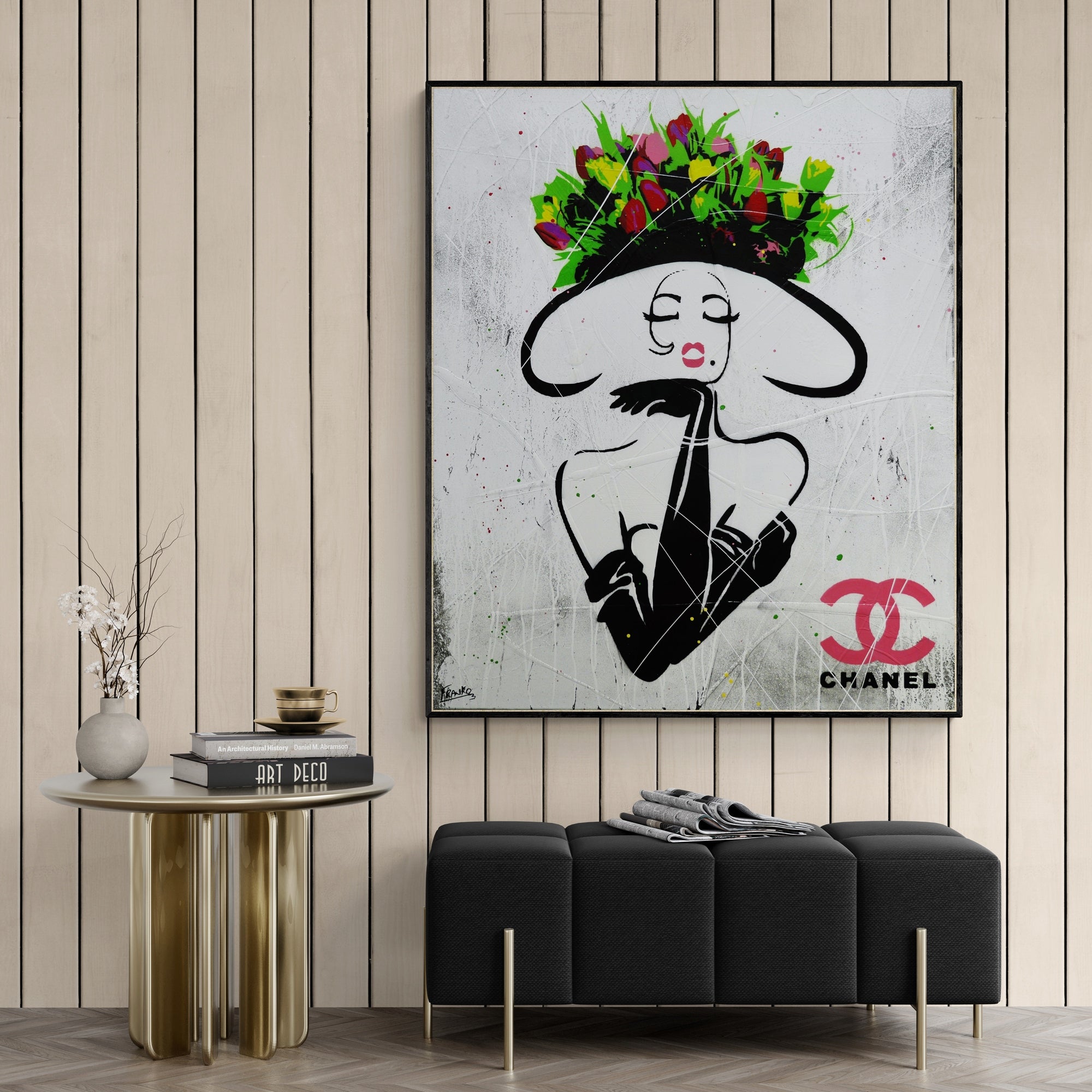 Raw Class Classic 120cm x 100cm Textured Urban Pop Art Painting