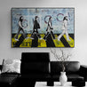 Abbey Road 160cm x 100cm Beatles Textured Urban Pop Art Painting (SOLD)-Urban Pop Art-[Franko Artist]-[Cheryl]-[Wendy]-[Gabriela]-Franklin Art Studio