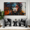 Chikara 200cm x 120cm FRAMED Geisha Abstract Realism Textured Painting-people-[Franko_Artist]-[Australian_artist]-[Gold_Coast]-[Brisbane]-[modern]-[contemporary]-[original]-[Large_artwork]-[The_Block]-[Dream_Homes]-[ideas]-[Grand_Designs]-[Art_Lover]-Franklin Art Studio