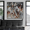 Nara Oxide 150cm x 150cm Rustic Textured Abstract Painting-Abstract-Franko-[huge]-[Australian]-[best Selling]-Franklin Art Studio