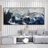 Midnight Mafia 240cm x 100cm Textured Abstract Painting (SOLD)-Abstract-Franko-[huge]-[Australian]-[best Selling]-Franklin Art Studio