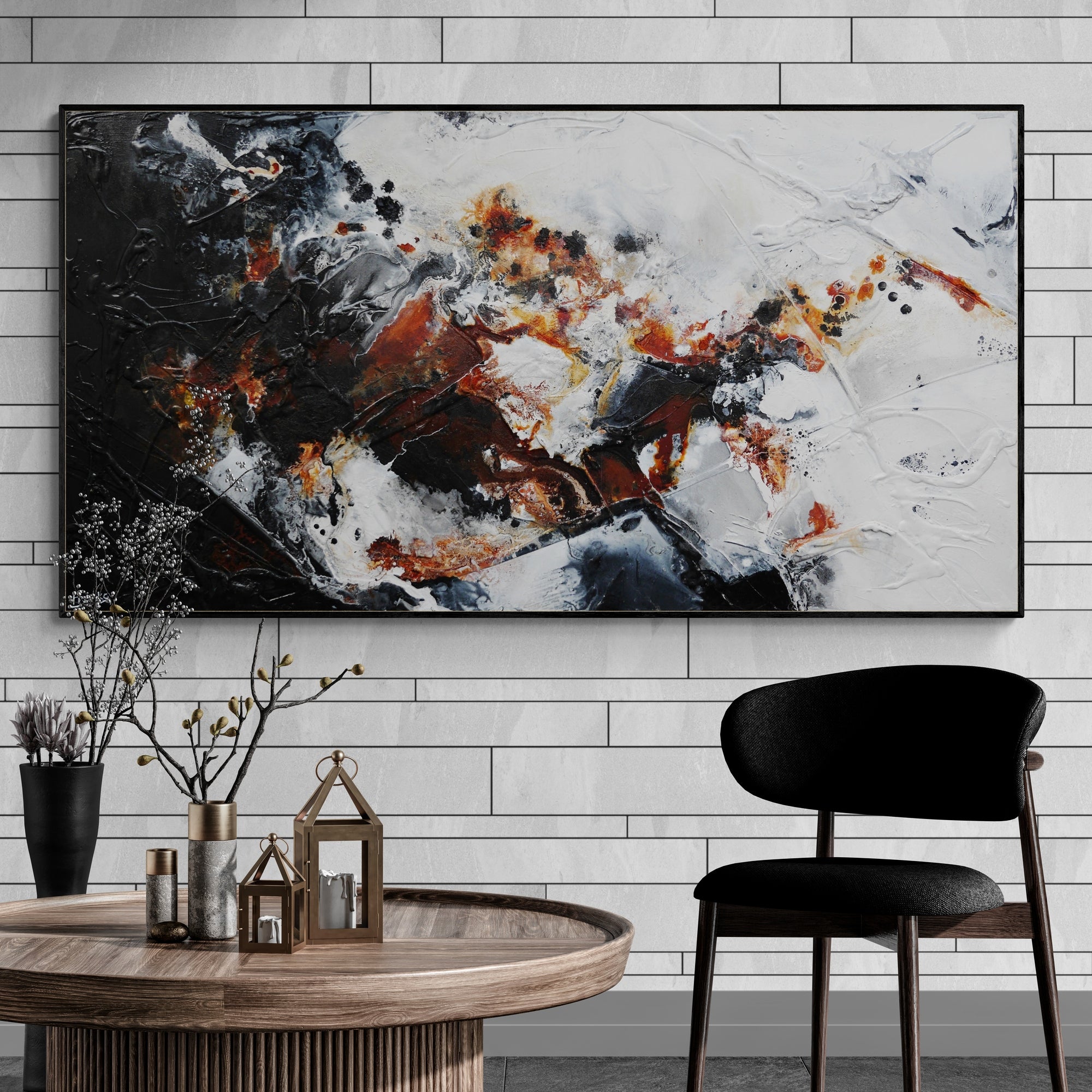 Roxide 190cm x 100cm Textured Abstract Painting (SOLD)