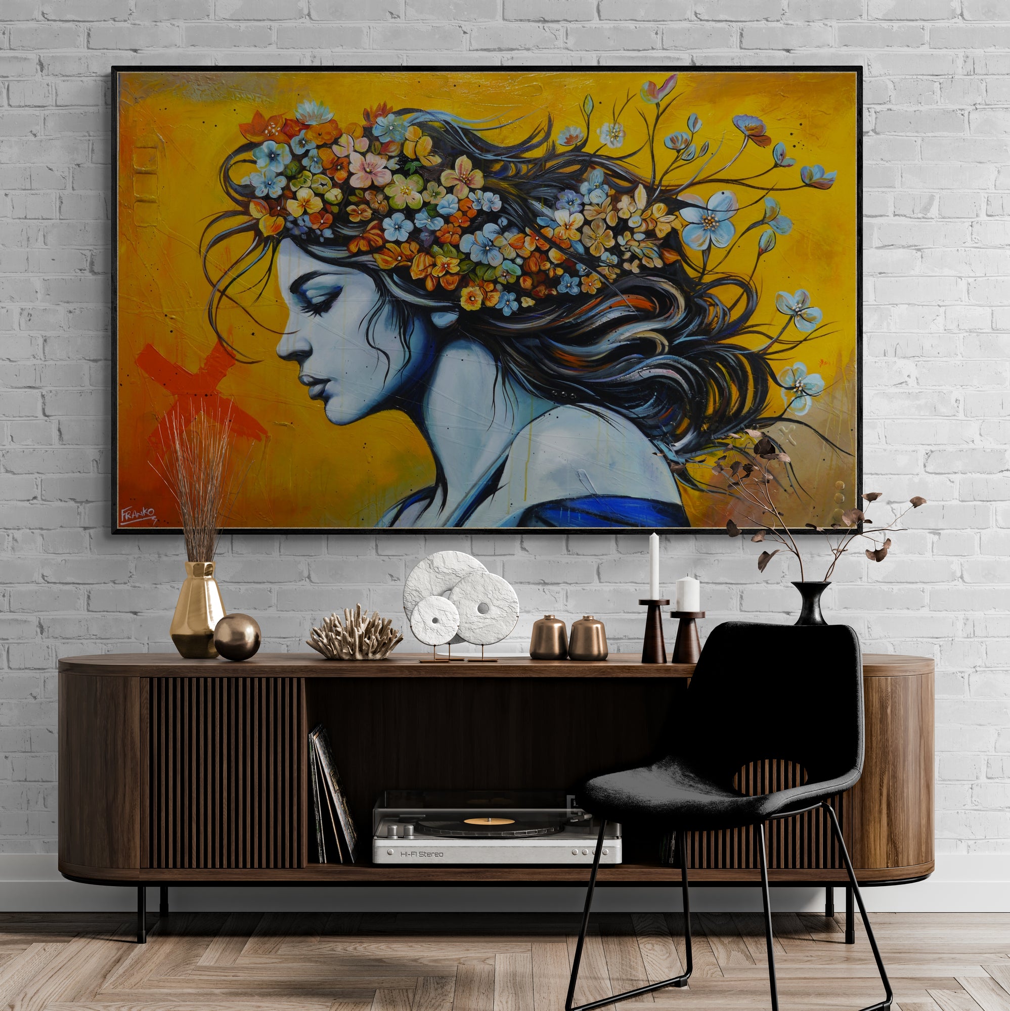 update alt-text with template Evande 160cm x 100cm FRAMED Abstract Realism Textured Painting-people-[Franko_Artist]-[The_Block]-[Dream_Homes]-[ideas]- [Grand_Designs]-Franklin Art Studio