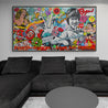 Rogue Bruce 190cm x 100cm Bruce Lee Textured Urban Pop Art Painting (SOLD)-Urban Pop Art-[Franko Artist]-[Cheryl]-[Wendy]-[Gabriela]-Franklin Art Studio