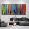 The Colouring 240cm x 100cm Colourful Textured Abstract Painting-Abstract-Franko-[huge]-[Australian]-[best Selling]-Franklin Art Studio
