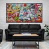 Rogue Bruce 190cm x 100cm Bruce Lee Textured Urban Pop Art Painting (SOLD)-Urban Pop Art-Franko-[huge]-[Australian]-[best Selling]-Franklin Art Studio