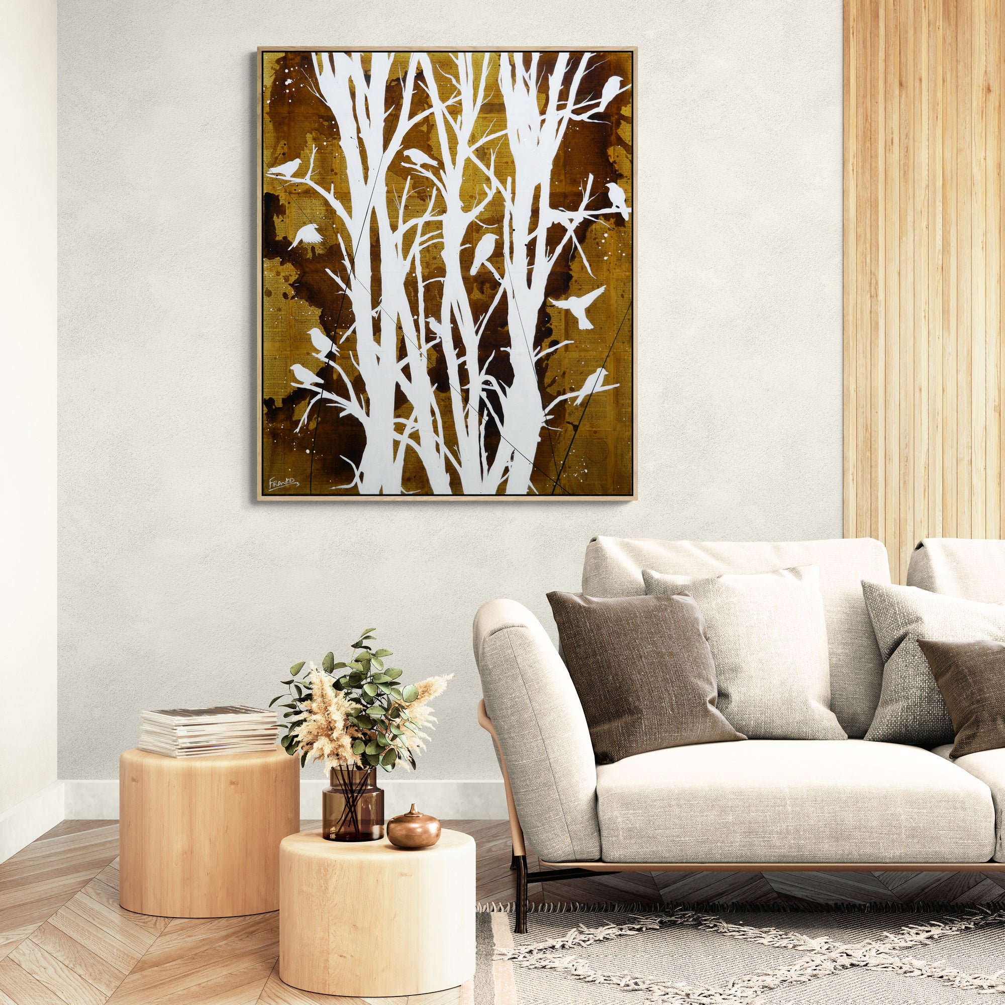 update alt-text with template The Committee 120cm x 100cm Urban Pop Book Club Painting-book club-[Franko_Artist]-[The_Block]-[Dream_Homes]-[ideas]- [Grand_Designs]-Franklin Art Studio