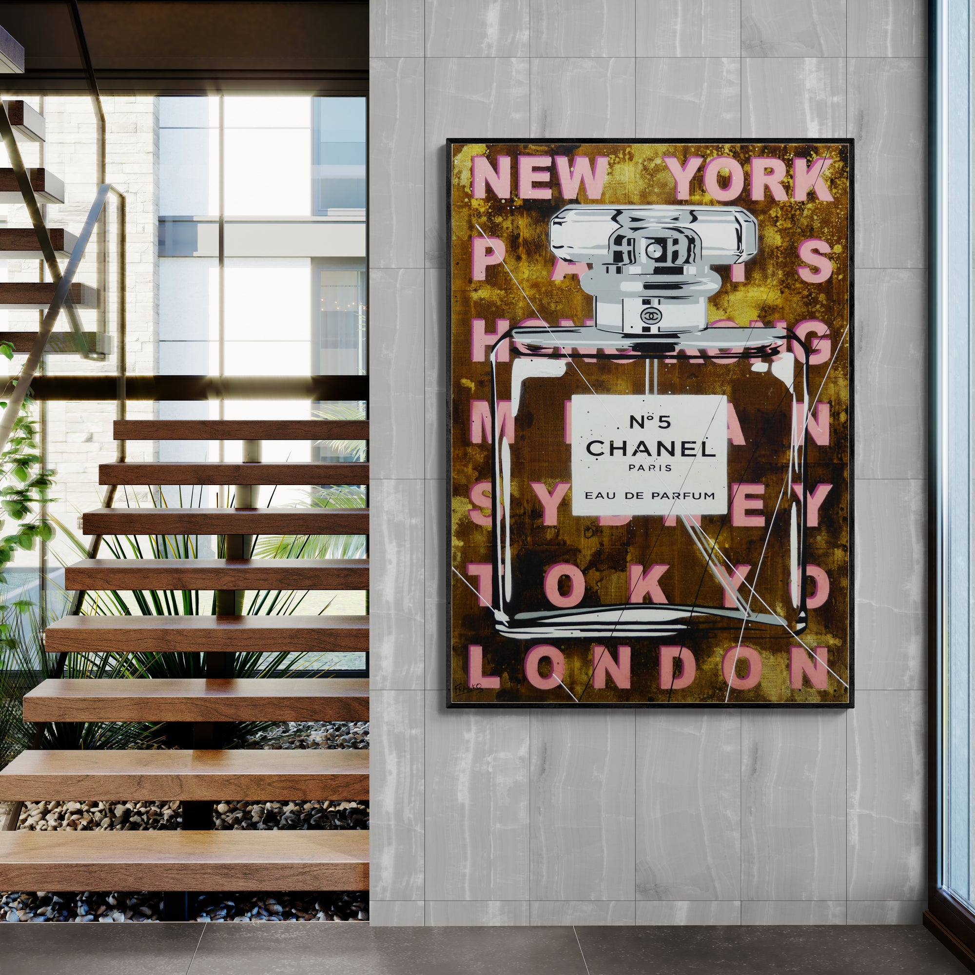 Parisian Vibes 140cm x 100cm Urban Pop Book Club Painting