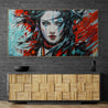 Mahou (Sourcery) 190cm x 100cm Brave and Beautiful Abstract Realism Textured Framed Painting-abstract realism-Franko-[huge]-[Australian]-[best Selling]-Franklin Art Studio